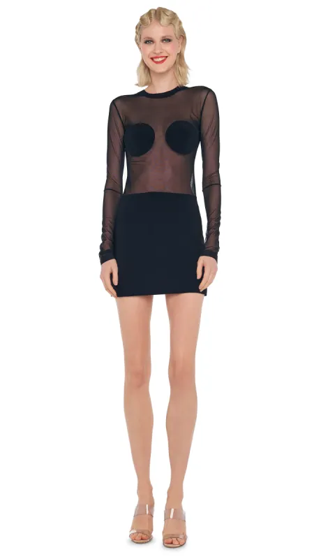 DOT DASH MINI DRESS sold by Norma Kamali