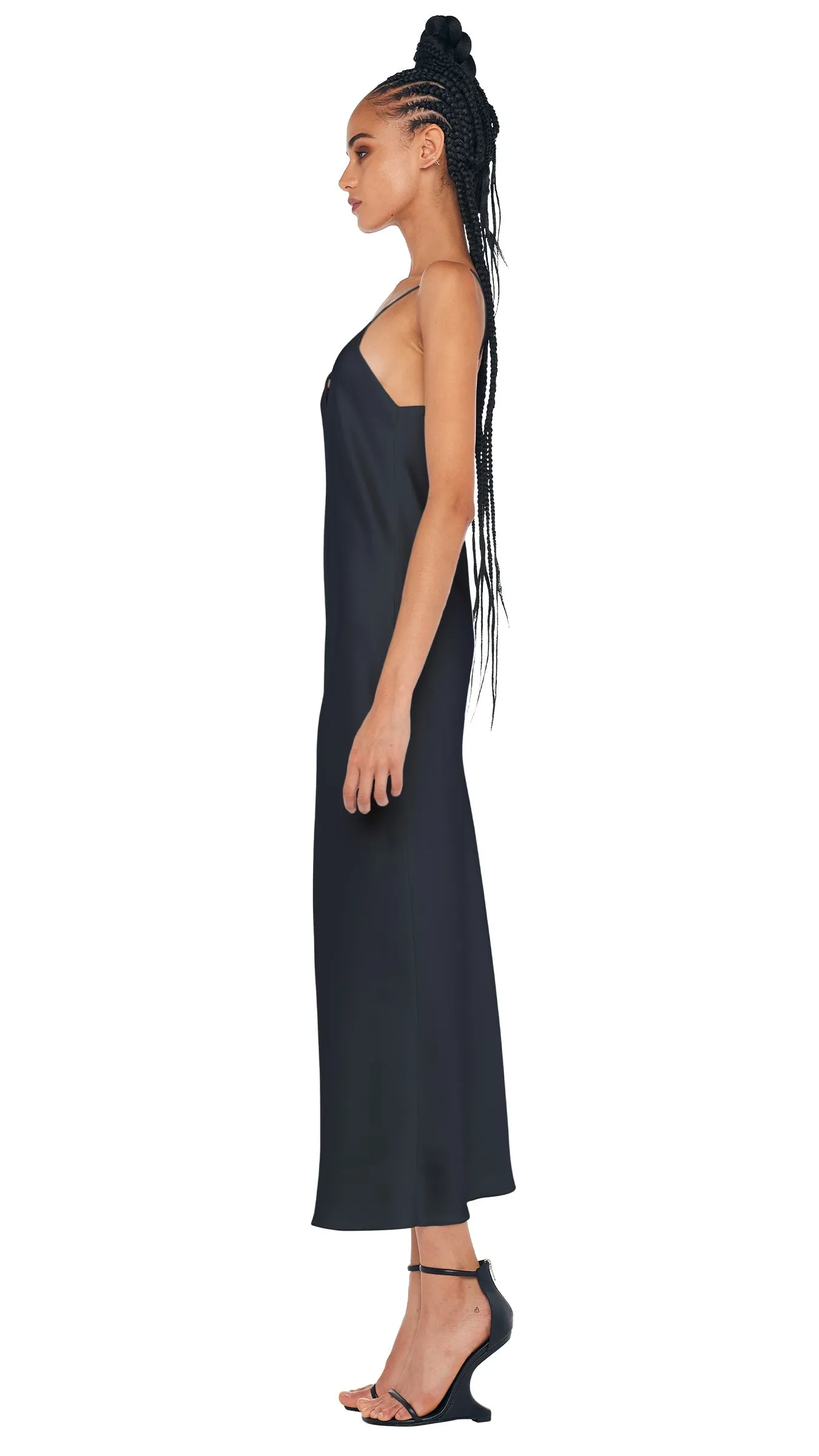BIAS SLIP DRESS TO MIDCALF sold by Norma Kamali product image thumbnail 2