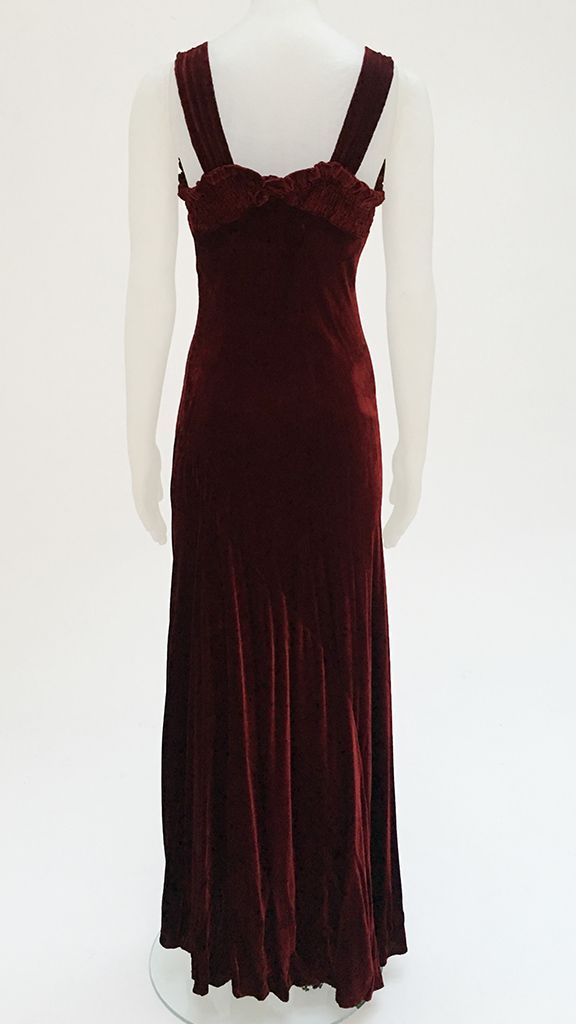 VELVET DRESS sold by Norma Kamali product image thumbnail 2