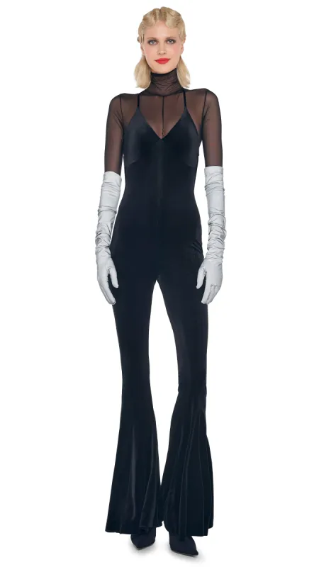 LOW BACK SLIP FISHTAIL JUMPSUIT sold by Norma Kamali