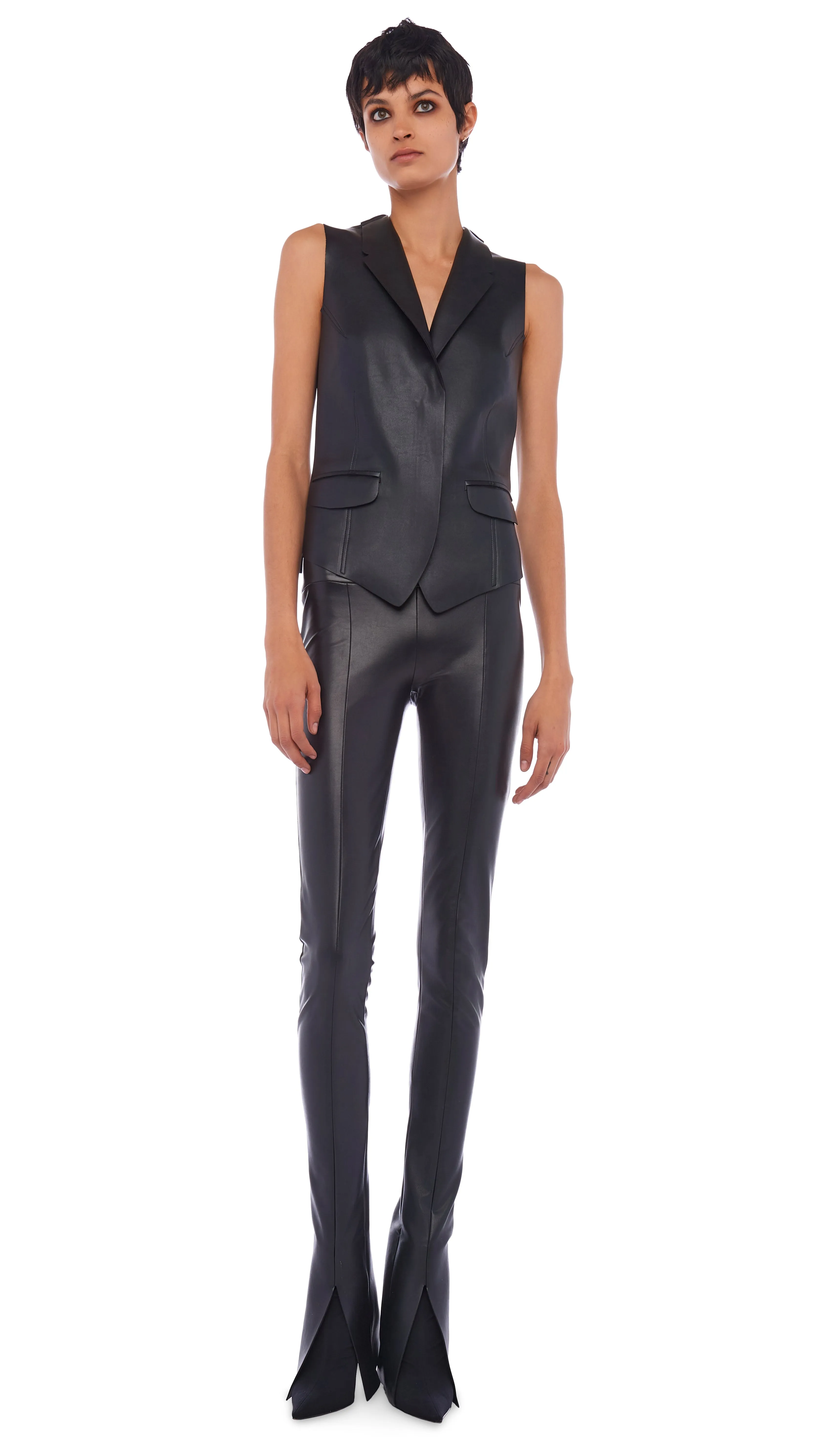 VEST WITH LAPEL sold by Norma Kamali