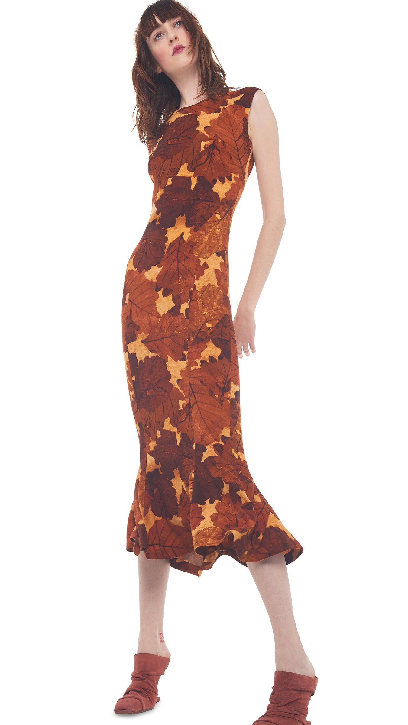 FISHTAIL DRESS TO MIDCALF sold by Norma Kamali product image thumbnail 5