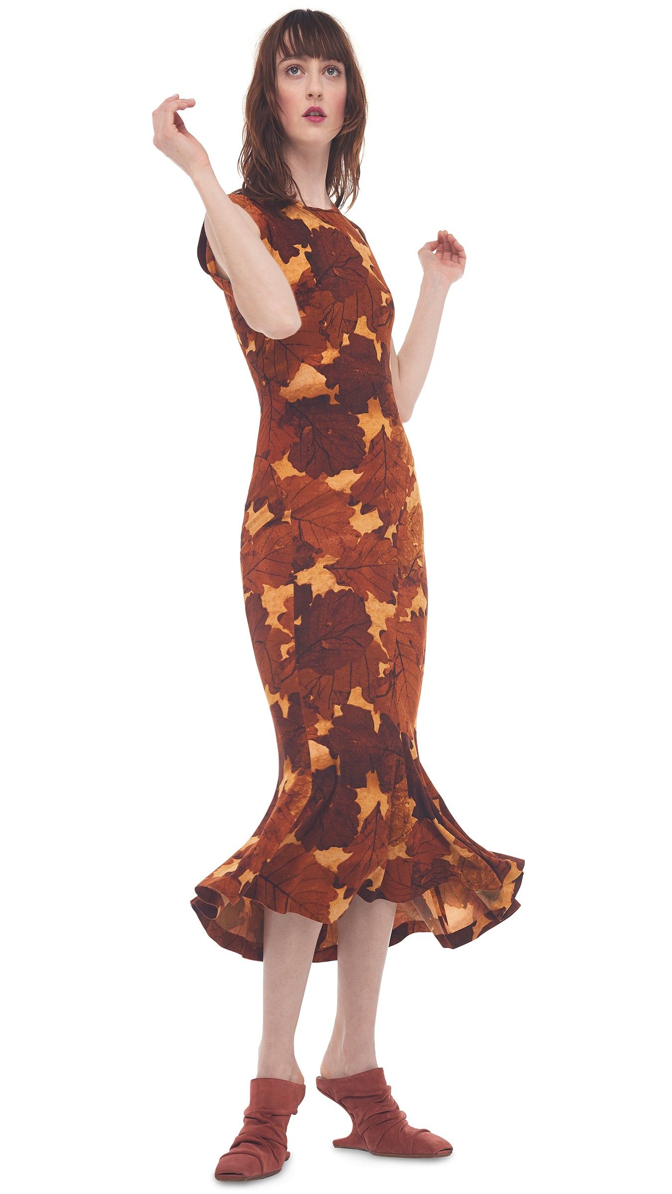 FISHTAIL DRESS TO MIDCALF sold by Norma Kamali product image thumbnail 6