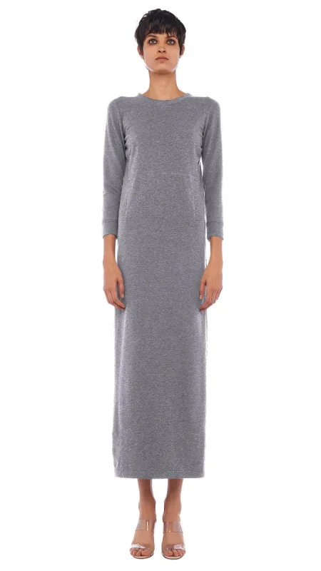 3/4 SLEEVE TAILORED TERRY GOWN made by Sweats