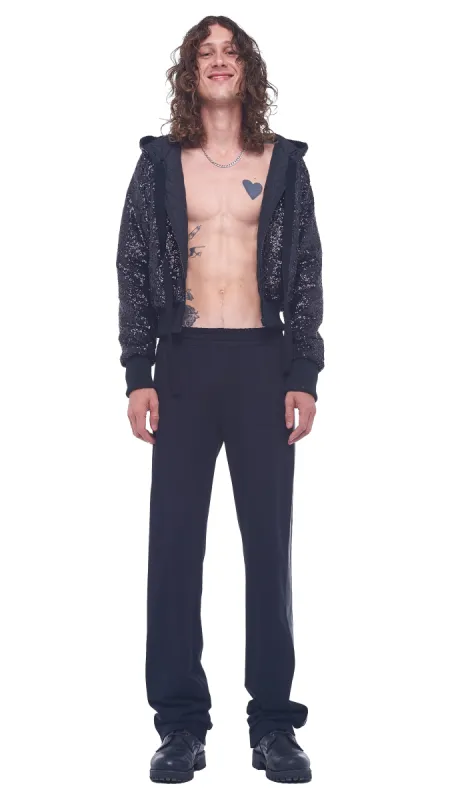 SIDE STRIPE BF SWEATPANT sold by Norma Kamali