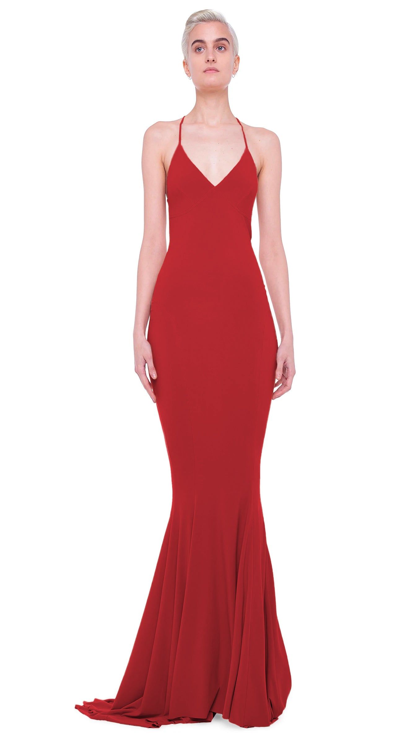 LOW BACK FISHTAIL GOWN sold by Norma Kamali