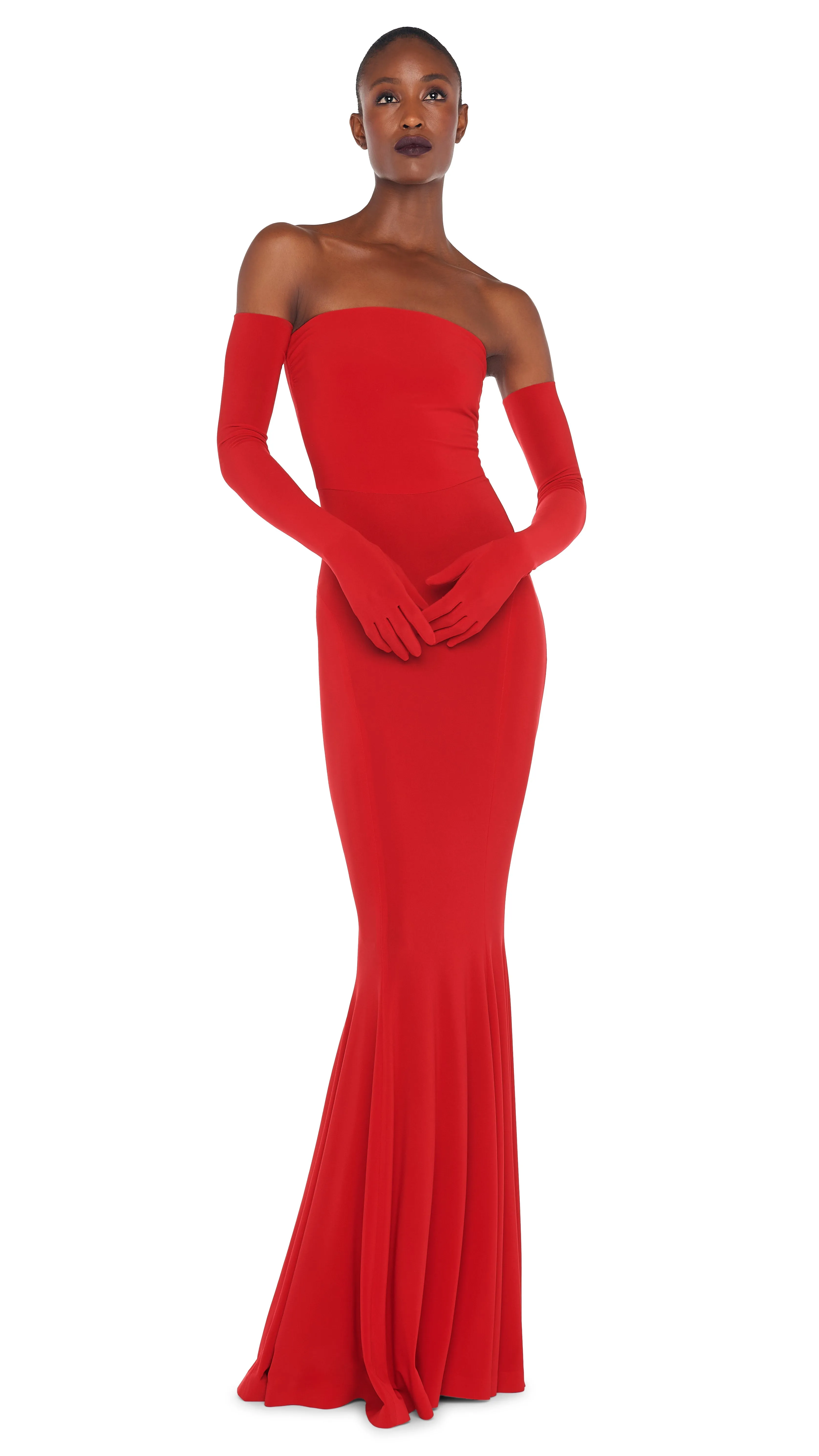 STRAPLESS FISHTAIL GOWN sold by Norma Kamali product image thumbnail 4