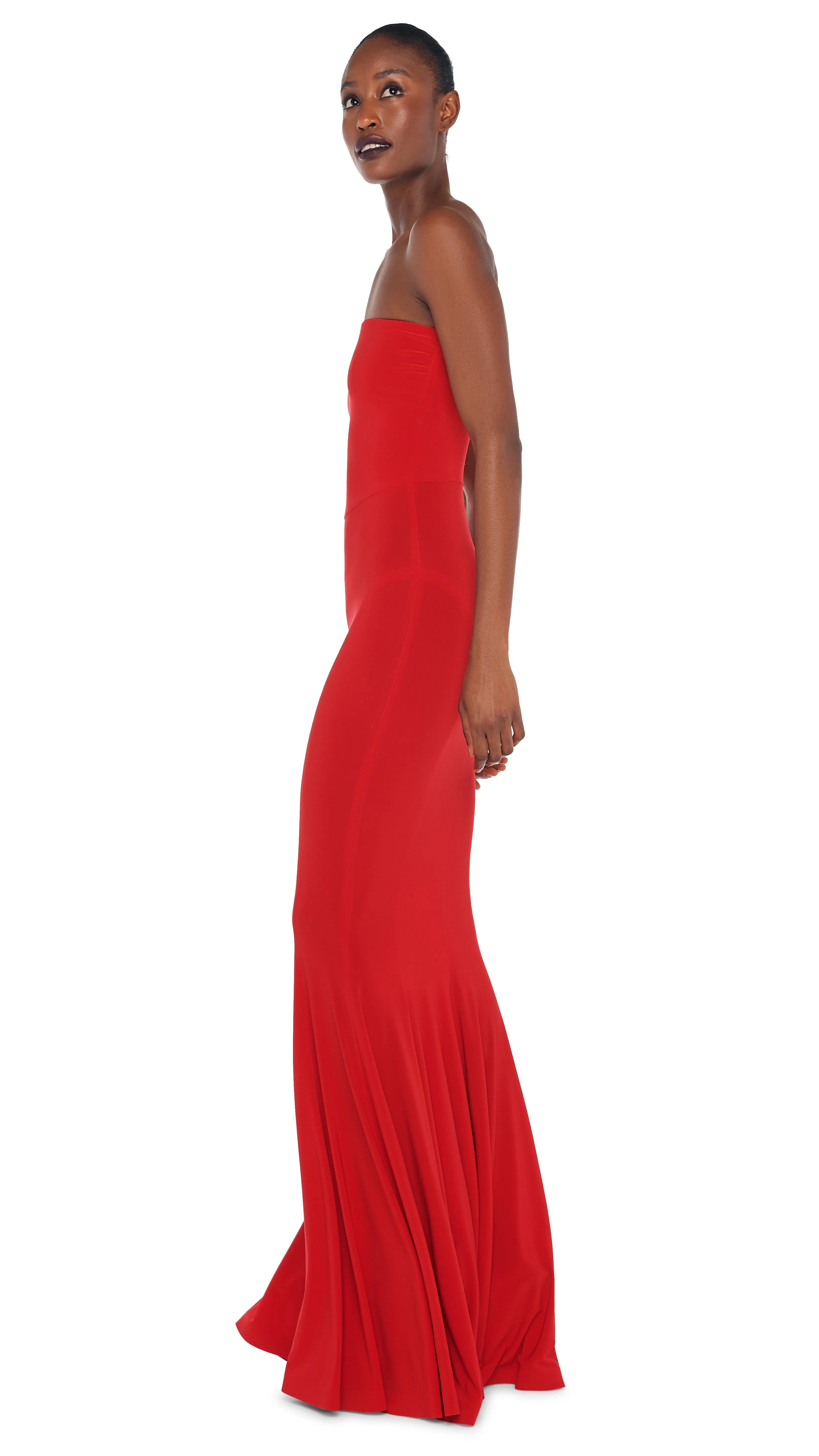 STRAPLESS FISHTAIL GOWN sold by Norma Kamali product image thumbnail 2