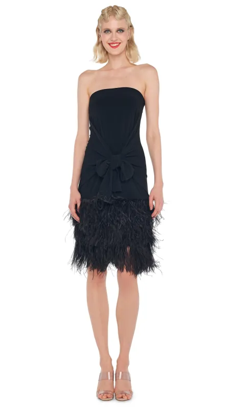 FEATHER ALL IN ONE MINI DRESS sold by Norma Kamali