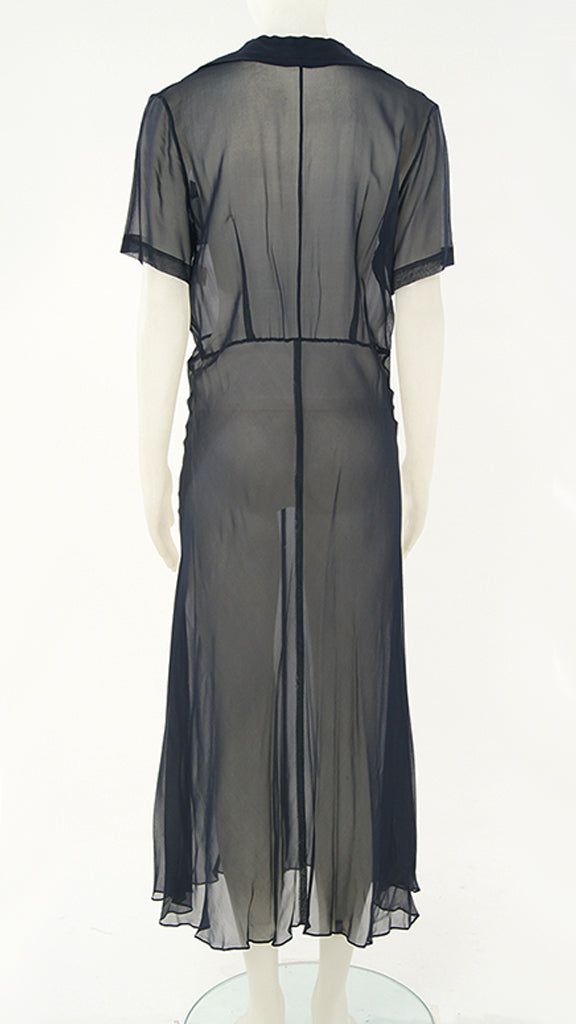 SHORT SLEEVE VNECK DRESS sold by Norma Kamali product image thumbnail 2