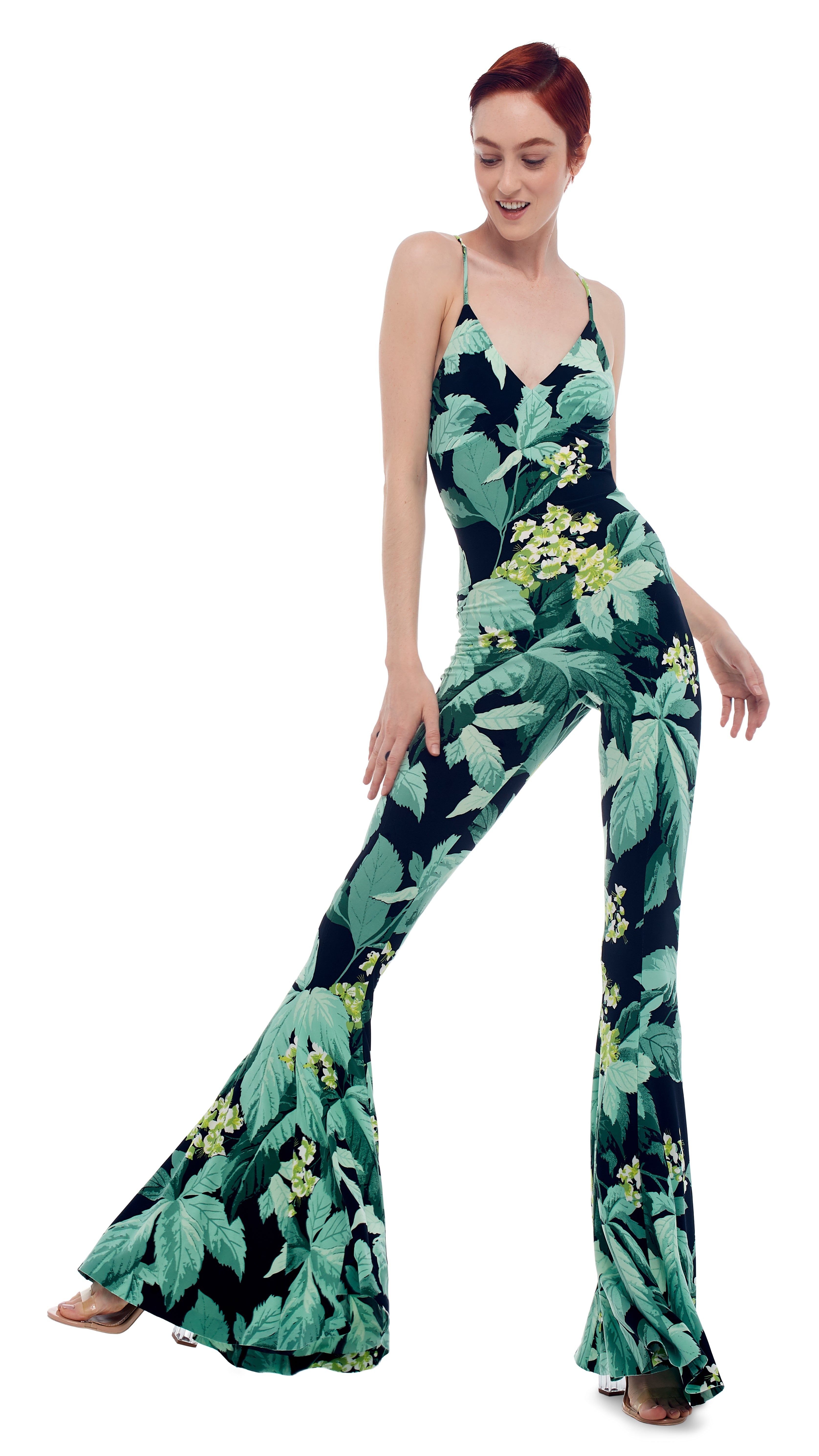 LOW BACK FISHTAIL JUMPSUIT sold by Norma Kamali product image thumbnail 4