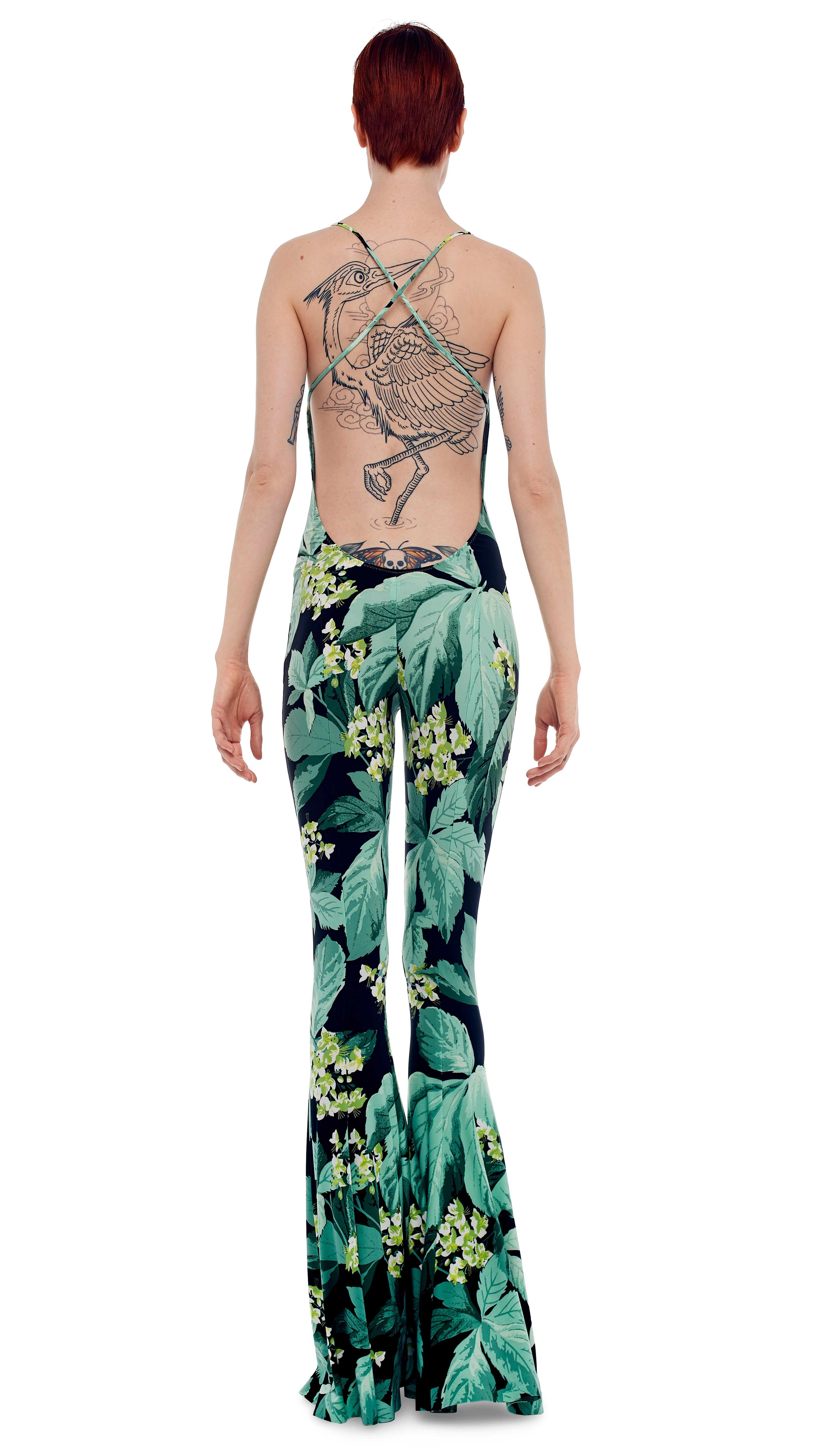 LOW BACK FISHTAIL JUMPSUIT sold by Norma Kamali product image thumbnail 3