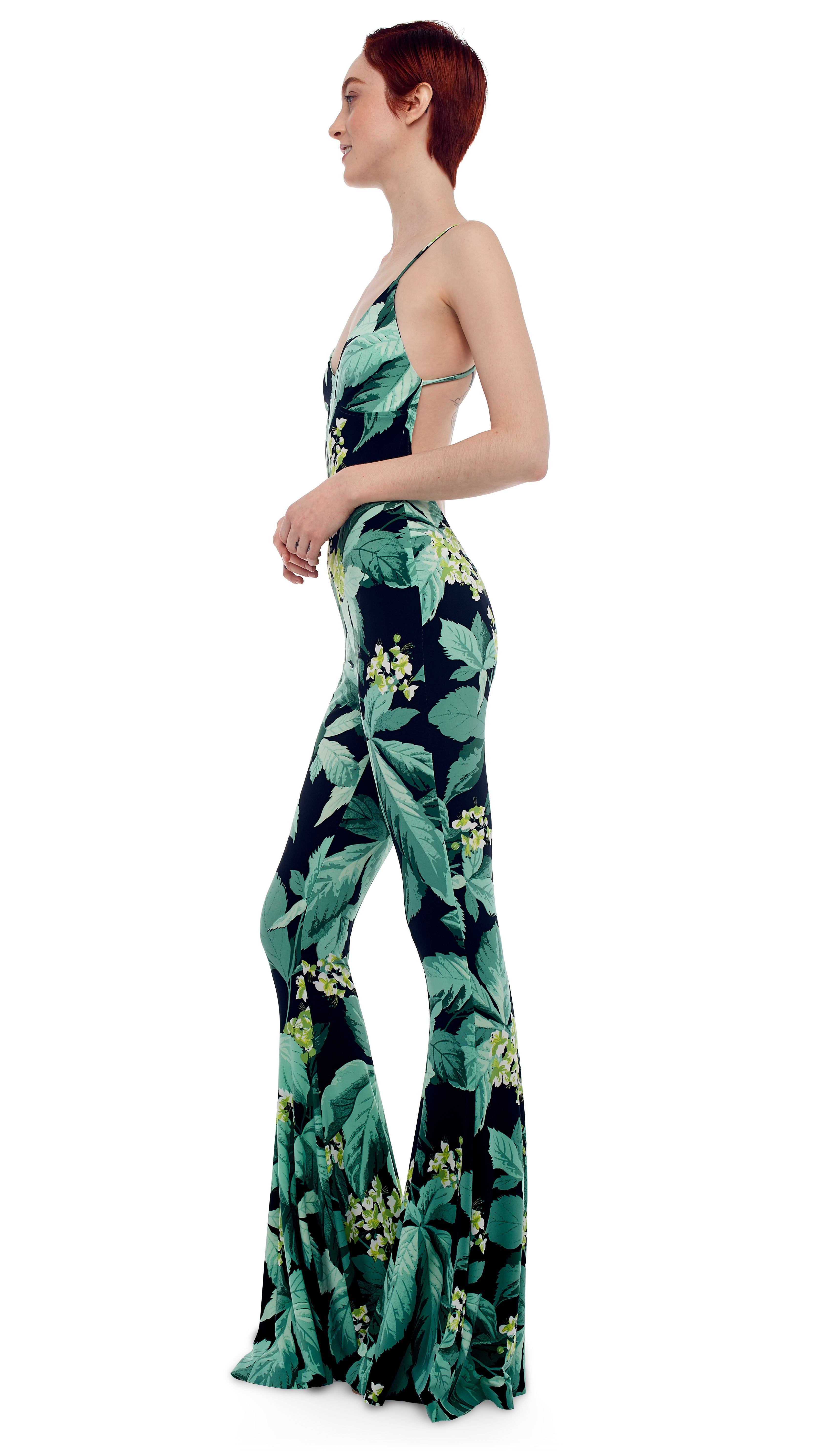 LOW BACK FISHTAIL JUMPSUIT sold by Norma Kamali product image thumbnail 2