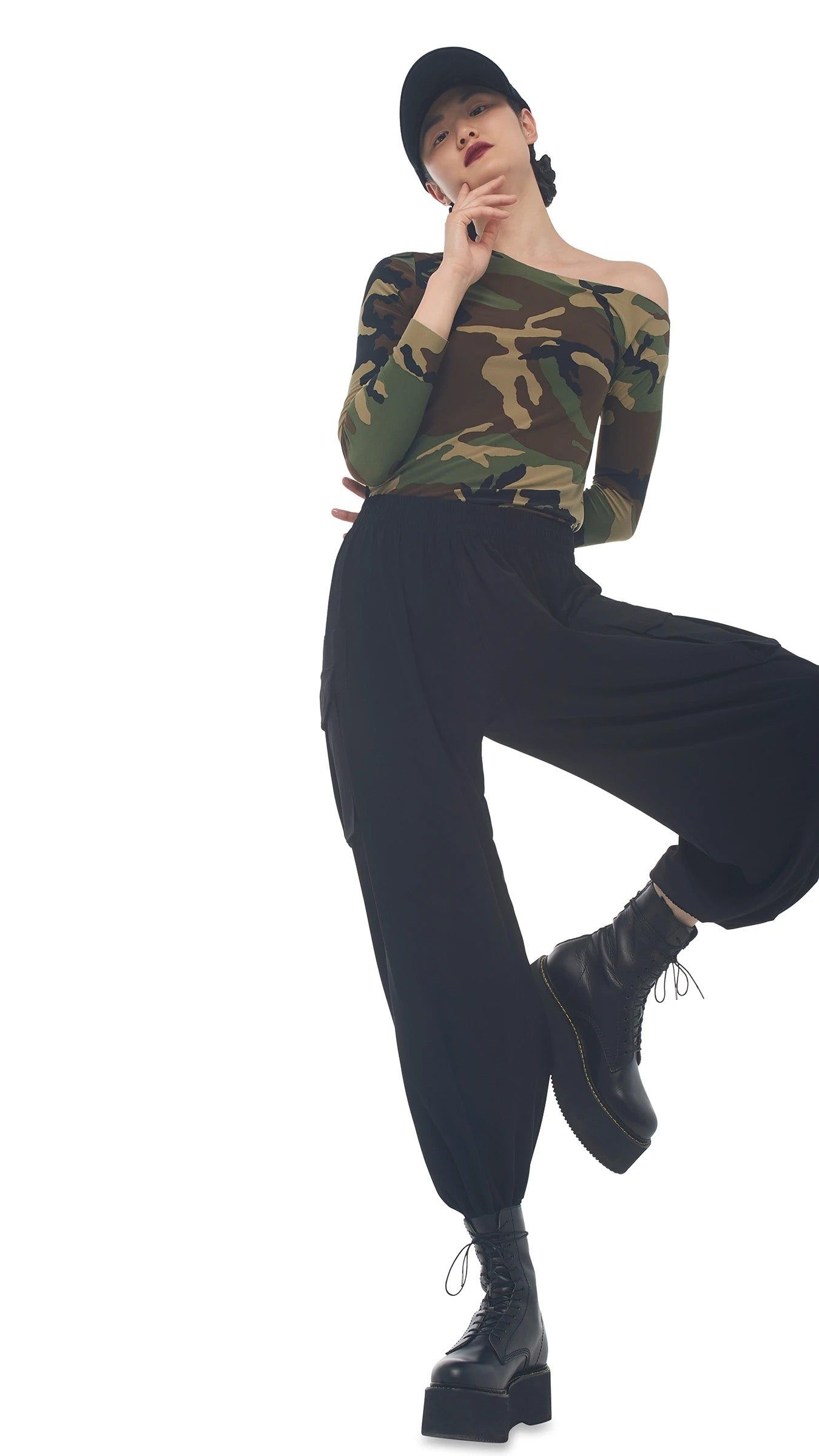 DROP SHOULDER TOP sold by Norma Kamali product image thumbnail 4