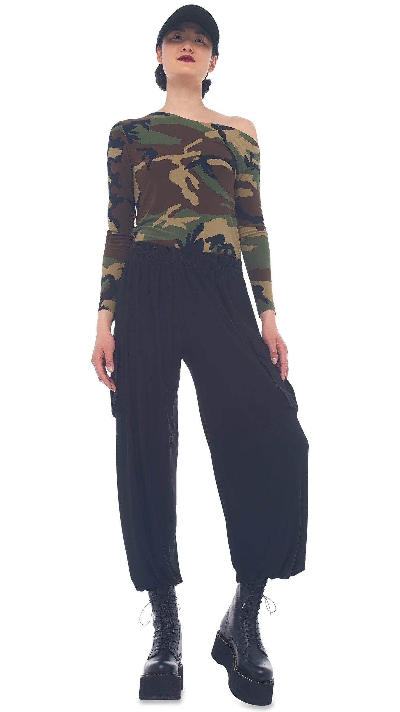 DROP SHOULDER TOP sold by Norma Kamali