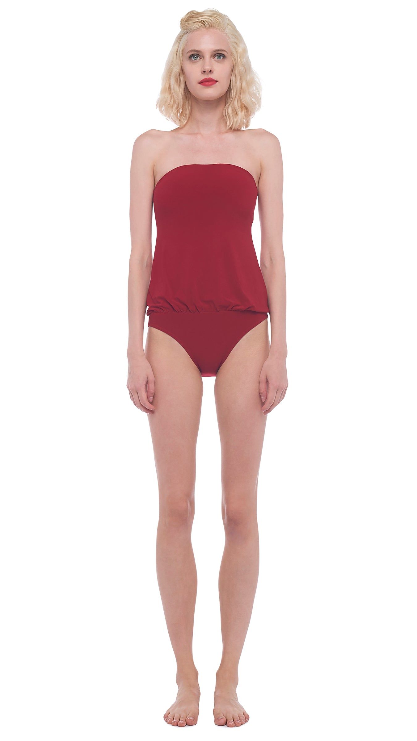 STRAPLESS BABYDOLL MIO sold by Norma Kamali