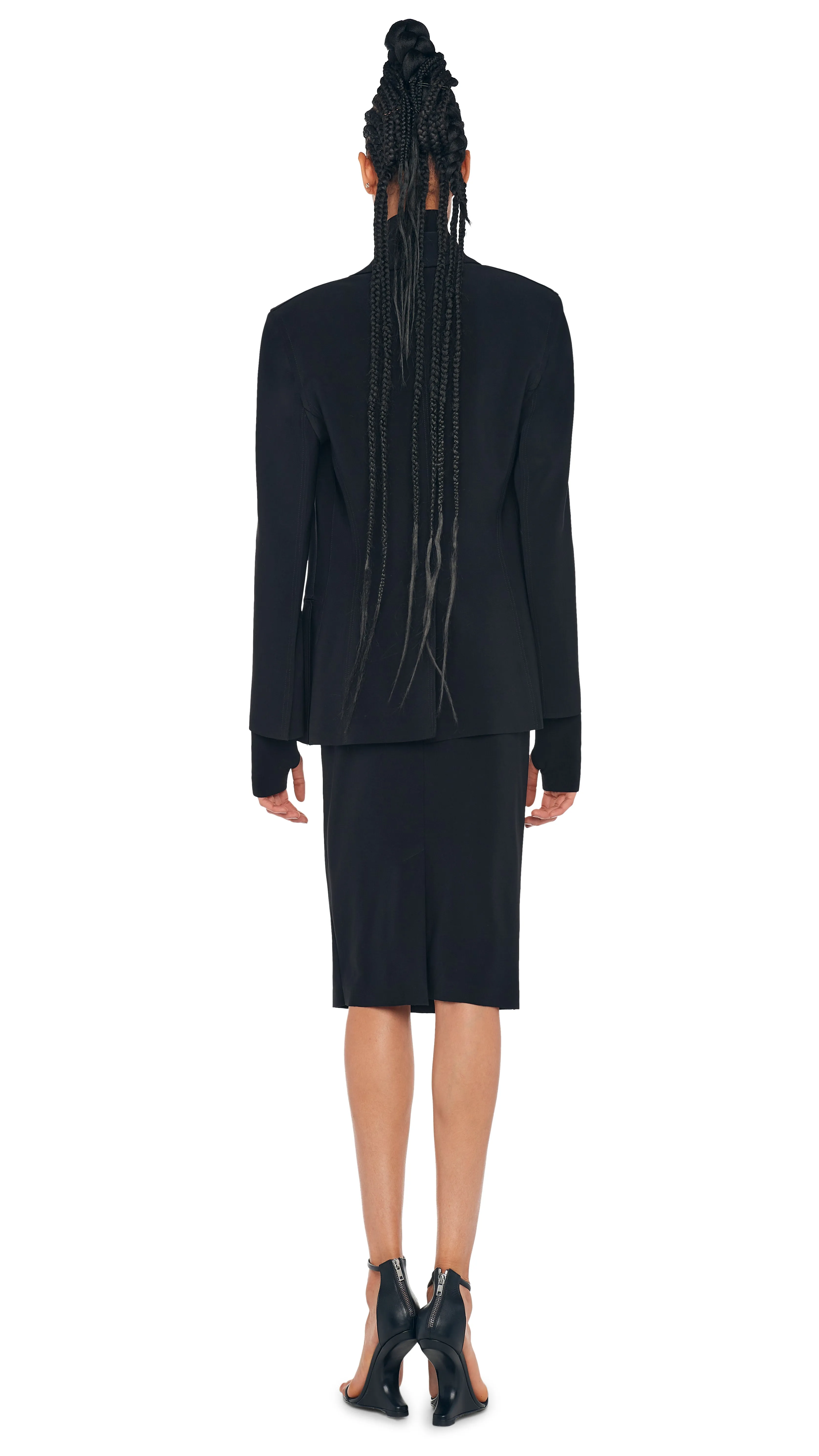 CLASSIC SINGLE BREASTED JACKET sold by Norma Kamali product image thumbnail 3