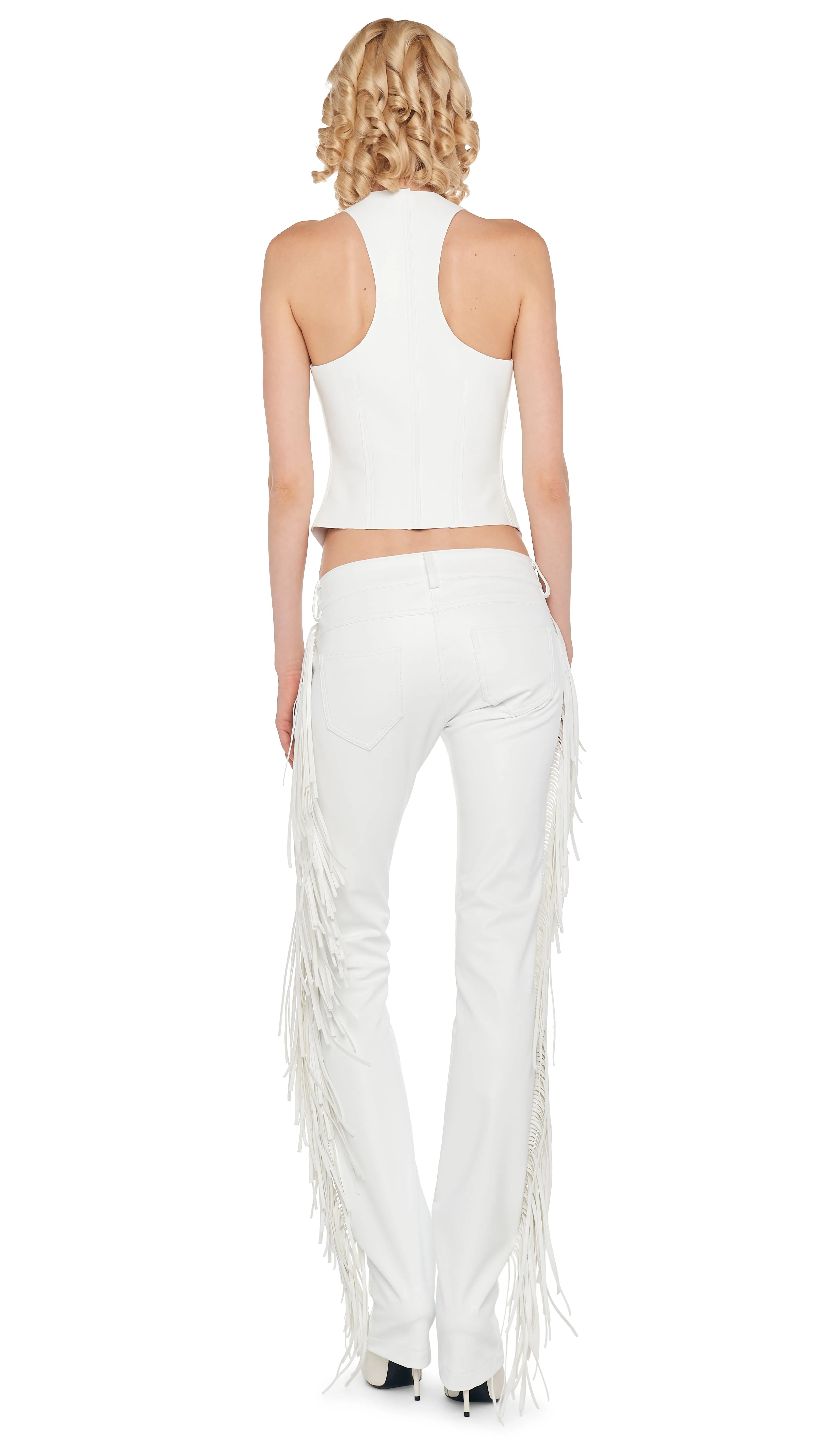 SIMPLE VEST sold by Norma Kamali product image thumbnail 3