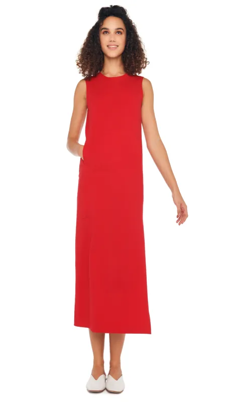 SLEEVELESS SIDE SLIT GOWN sold by Norma Kamali