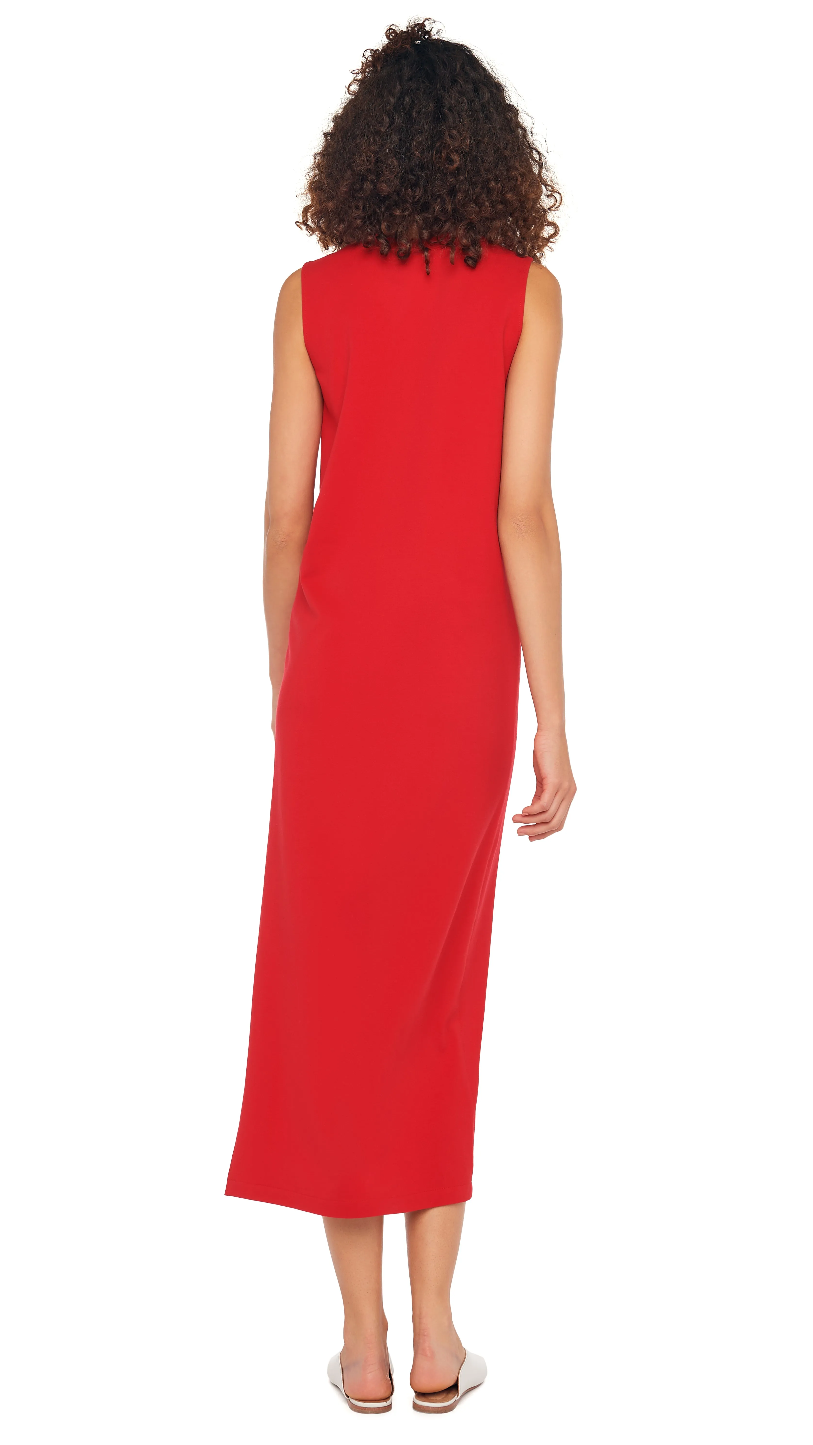 SLEEVELESS SIDE SLIT GOWN sold by Norma Kamali product image thumbnail 3