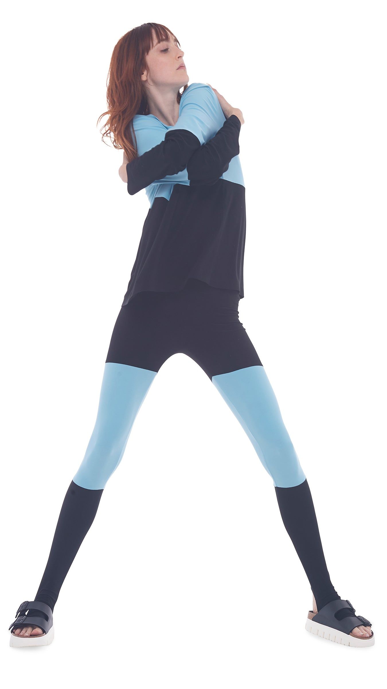 SPLICED SHORT BF CREW TOP sold by Norma Kamali product image thumbnail 5