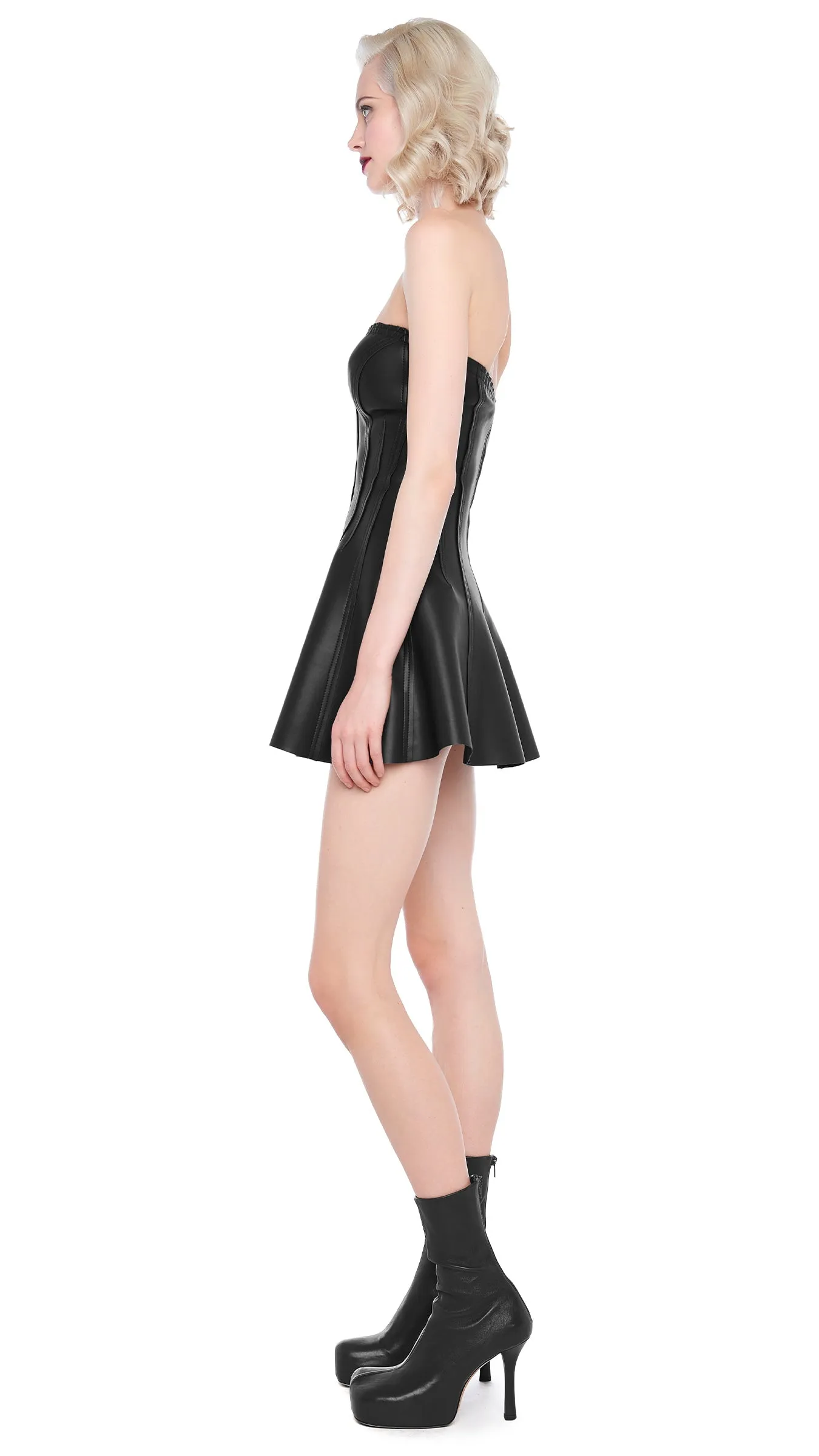 STRAPLESS GRACE MINI DRESS sold by Norma Kamali product image thumbnail 2