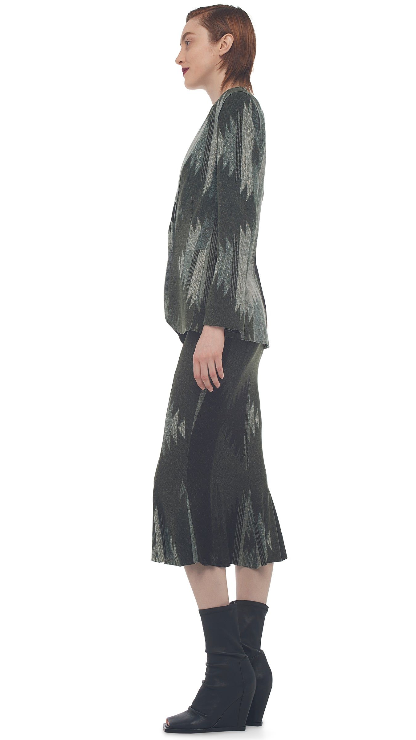 SINGLE BREASTED JACKET sold by Norma Kamali product image thumbnail 7