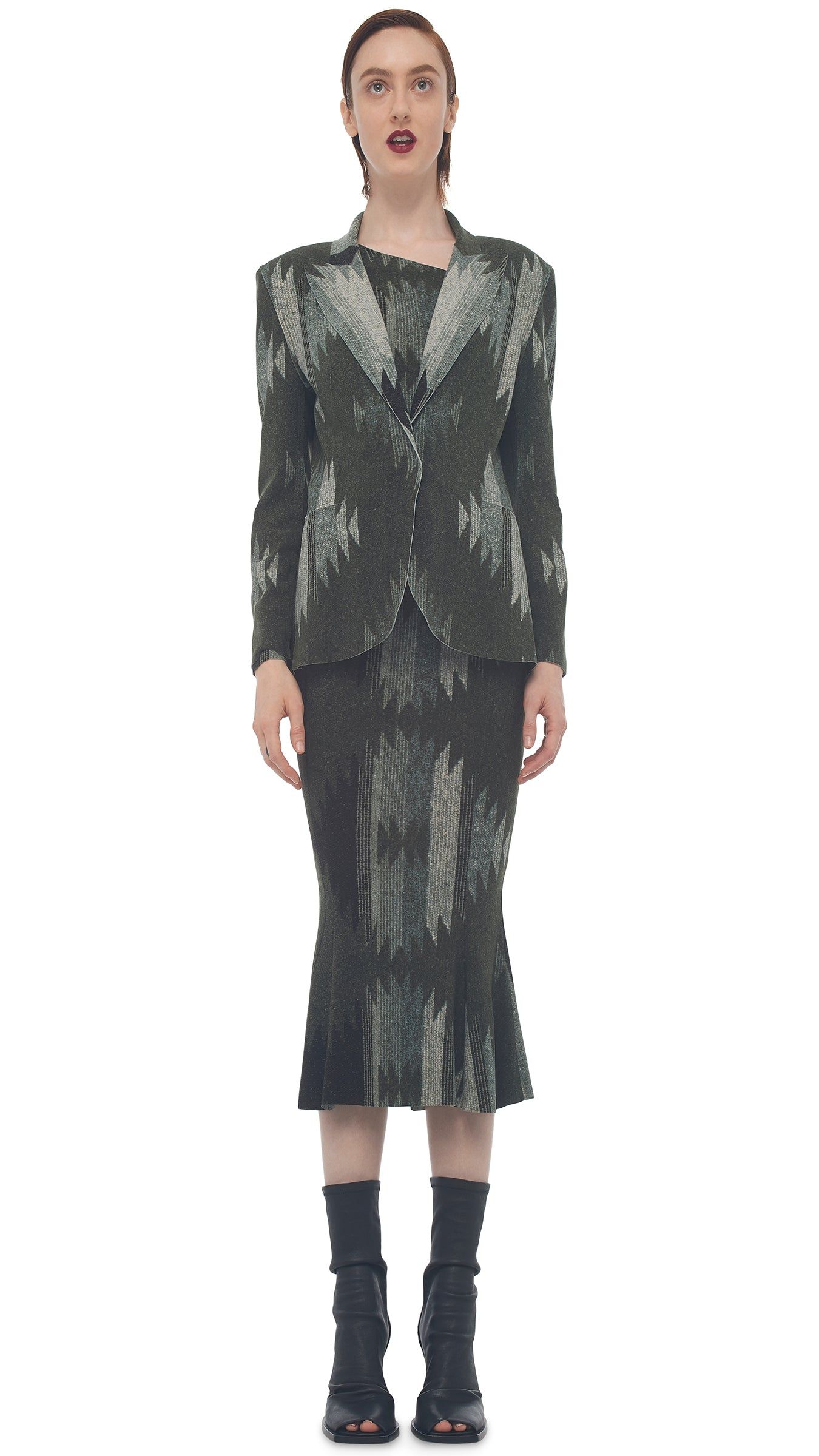 SINGLE BREASTED JACKET sold by Norma Kamali product image thumbnail 6