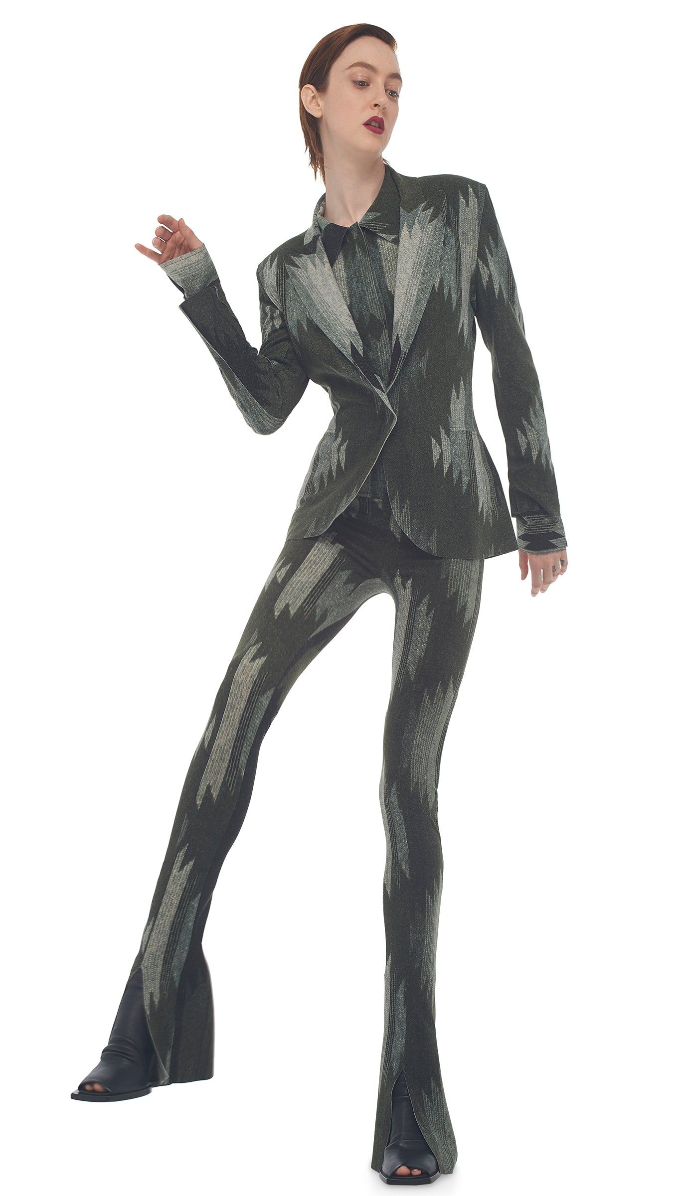 SINGLE BREASTED JACKET sold by Norma Kamali product image thumbnail 4