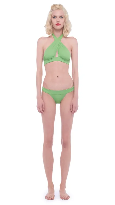 CROSS HALTER TOP made by Norma Kamali