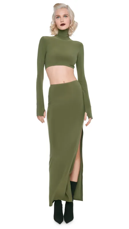 CROPPED TURTLE TOP made by Norma Kamali