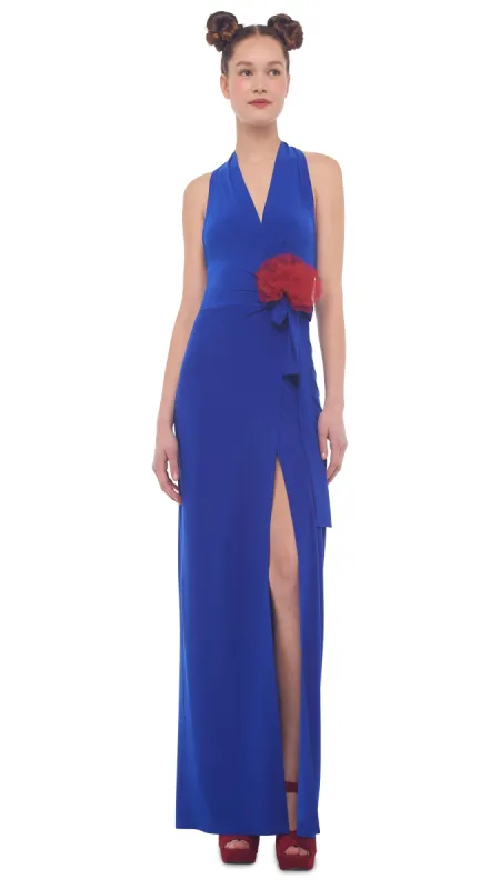 HALTER WRAP STRAIGHT GOWN sold by Norma Kamali