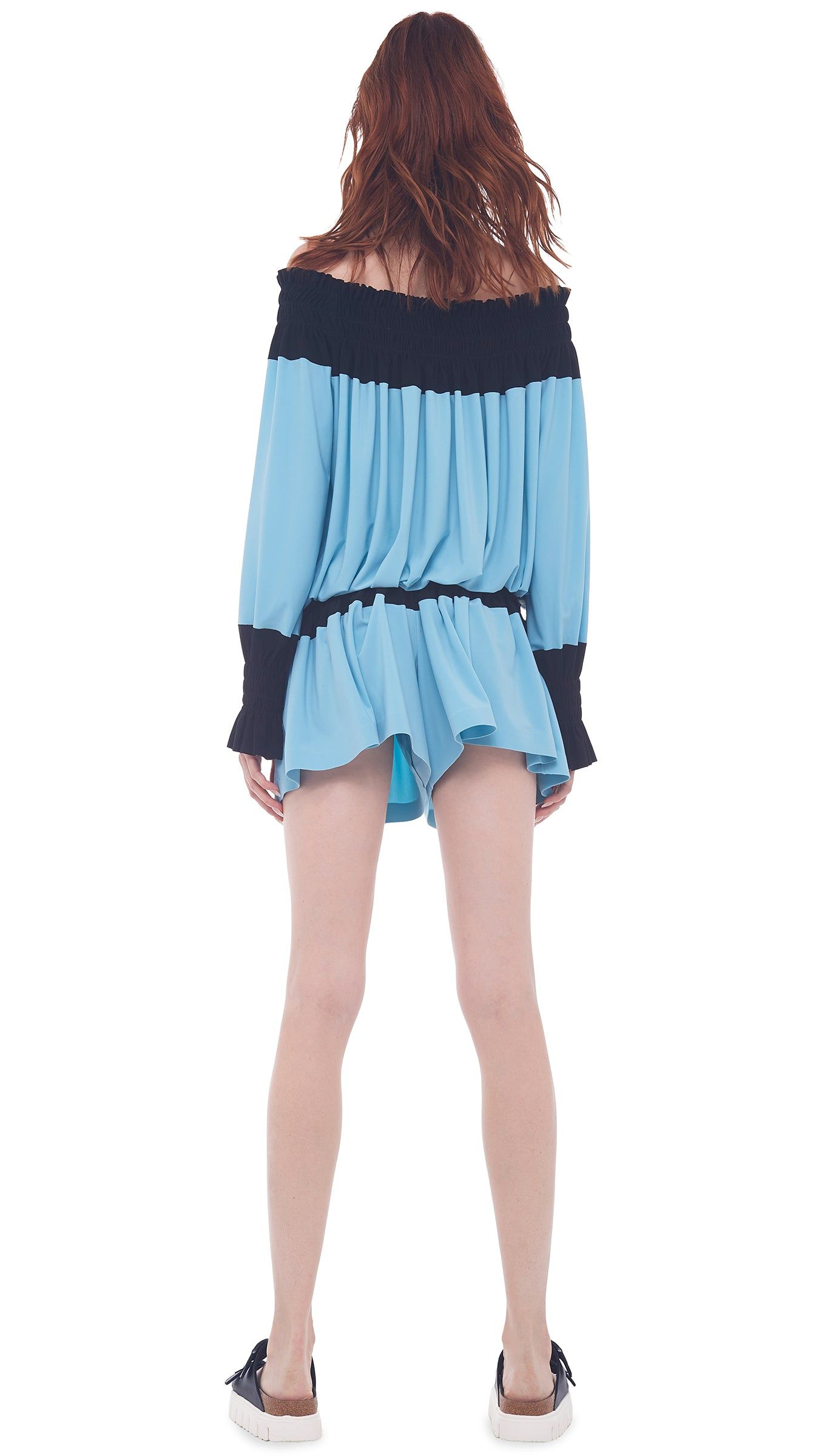 SPLICED PEASANT JUMPSHORT sold by Norma Kamali product image thumbnail 3