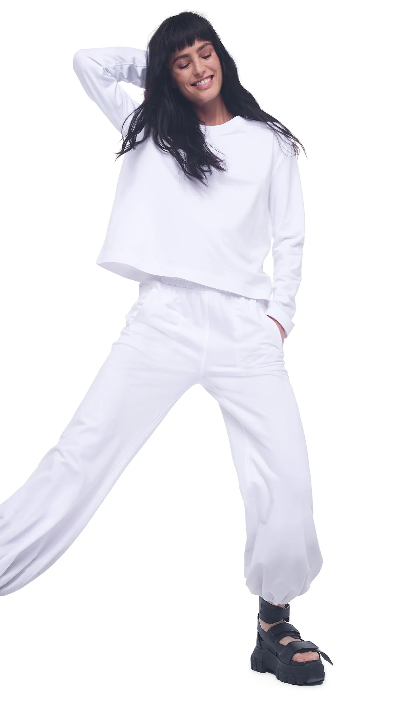 BF PUFF JOG PANT sold by Norma Kamali product image thumbnail 5