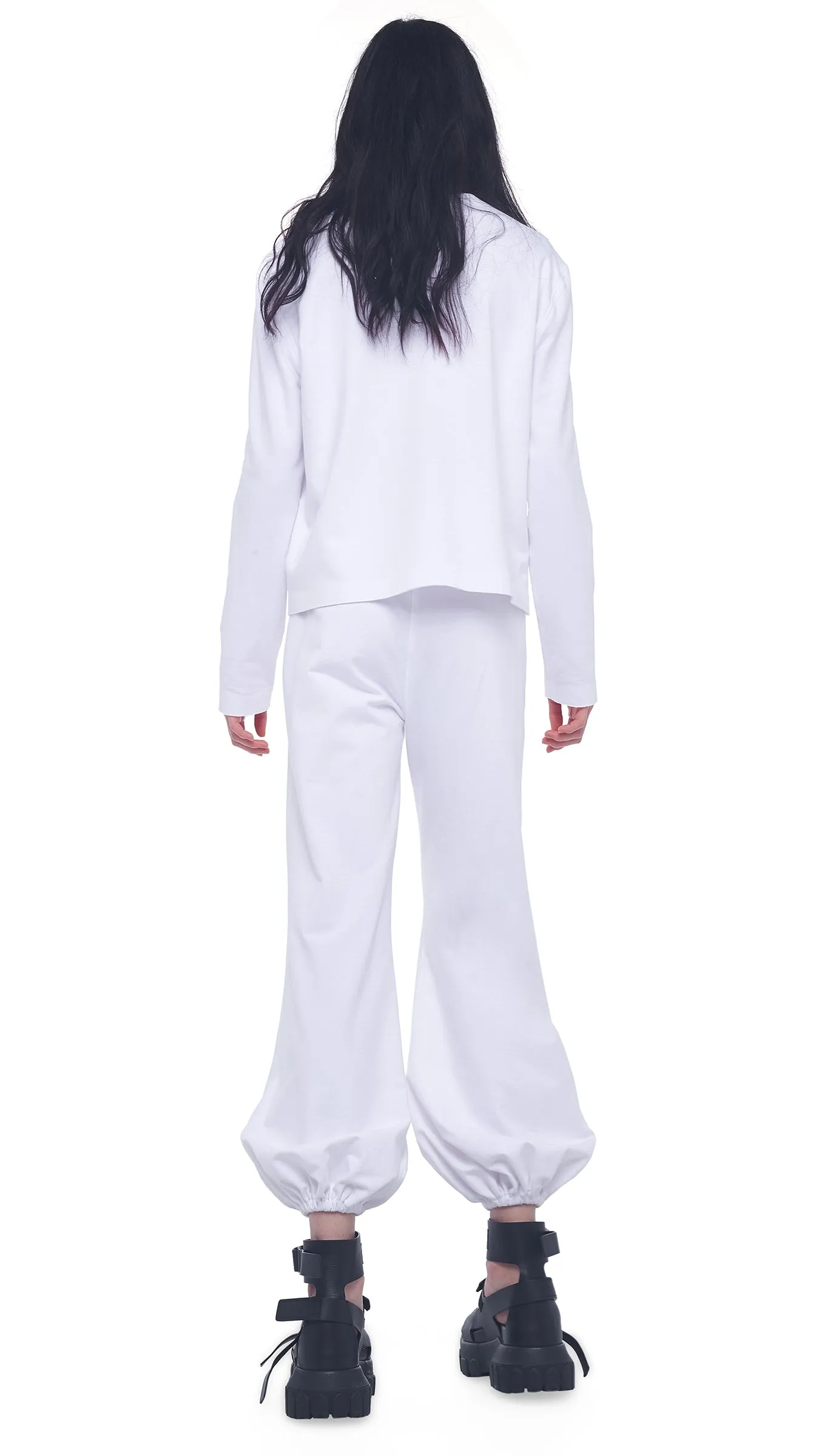 BF PUFF JOG PANT sold by Norma Kamali product image thumbnail 3