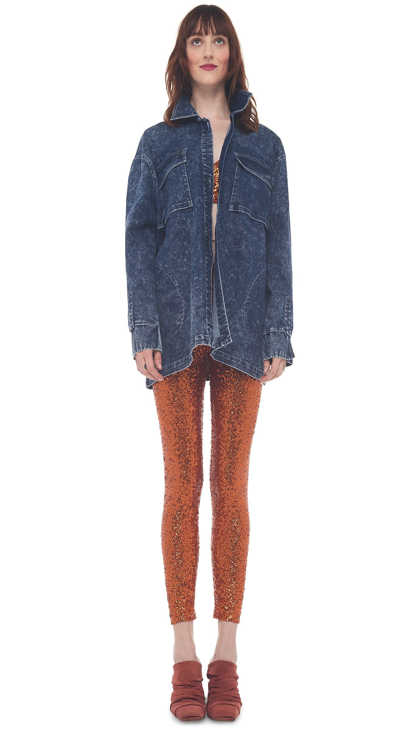 OVERSIZED BF NK CARGO SHIRT sold by Norma Kamali product image thumbnail 4