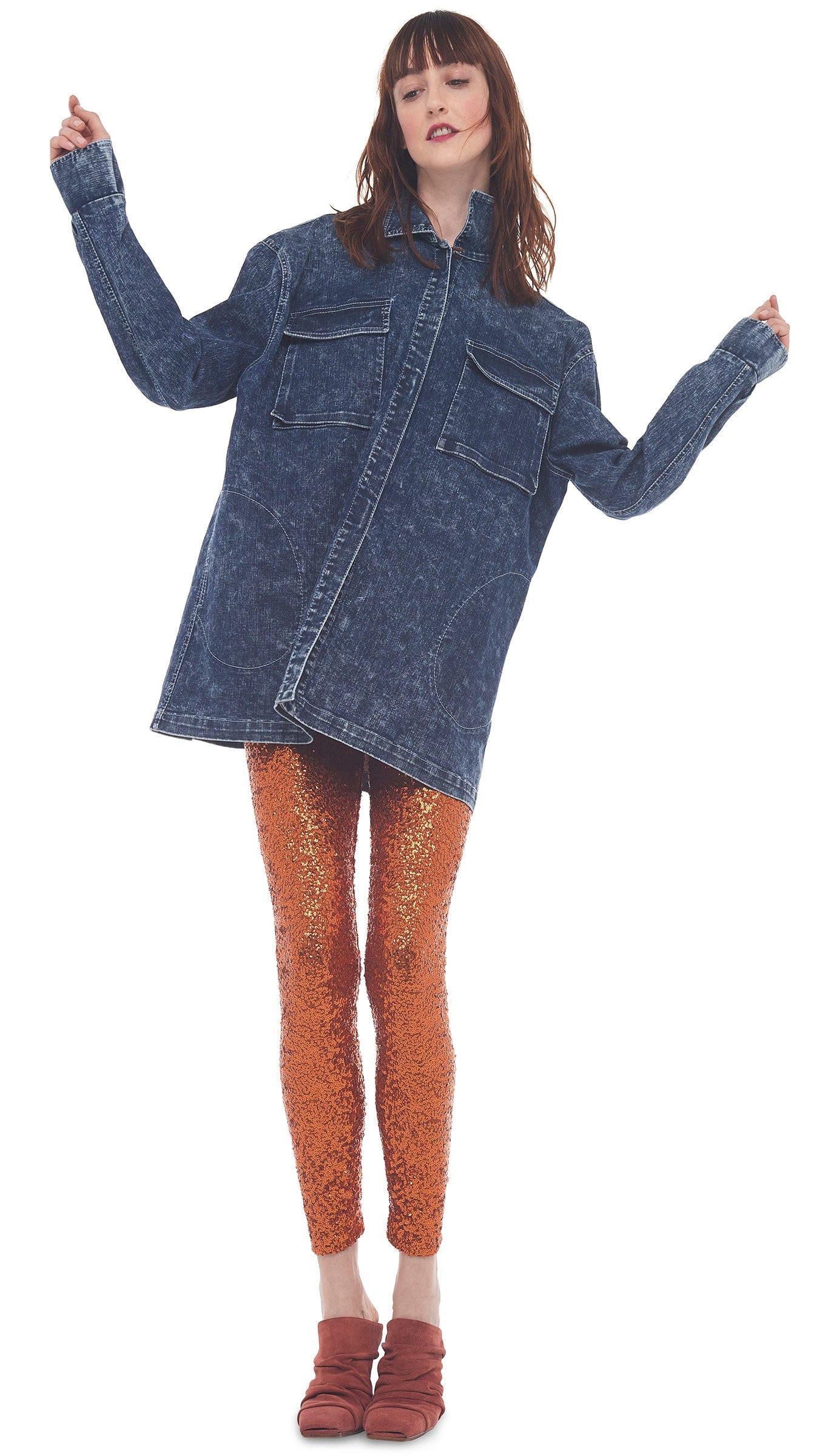 OVERSIZED BF NK CARGO SHIRT sold by Norma Kamali product image thumbnail 6