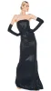 STRAPLESS TAILORED SIDE SLIT GOWN sold by Norma Kamali