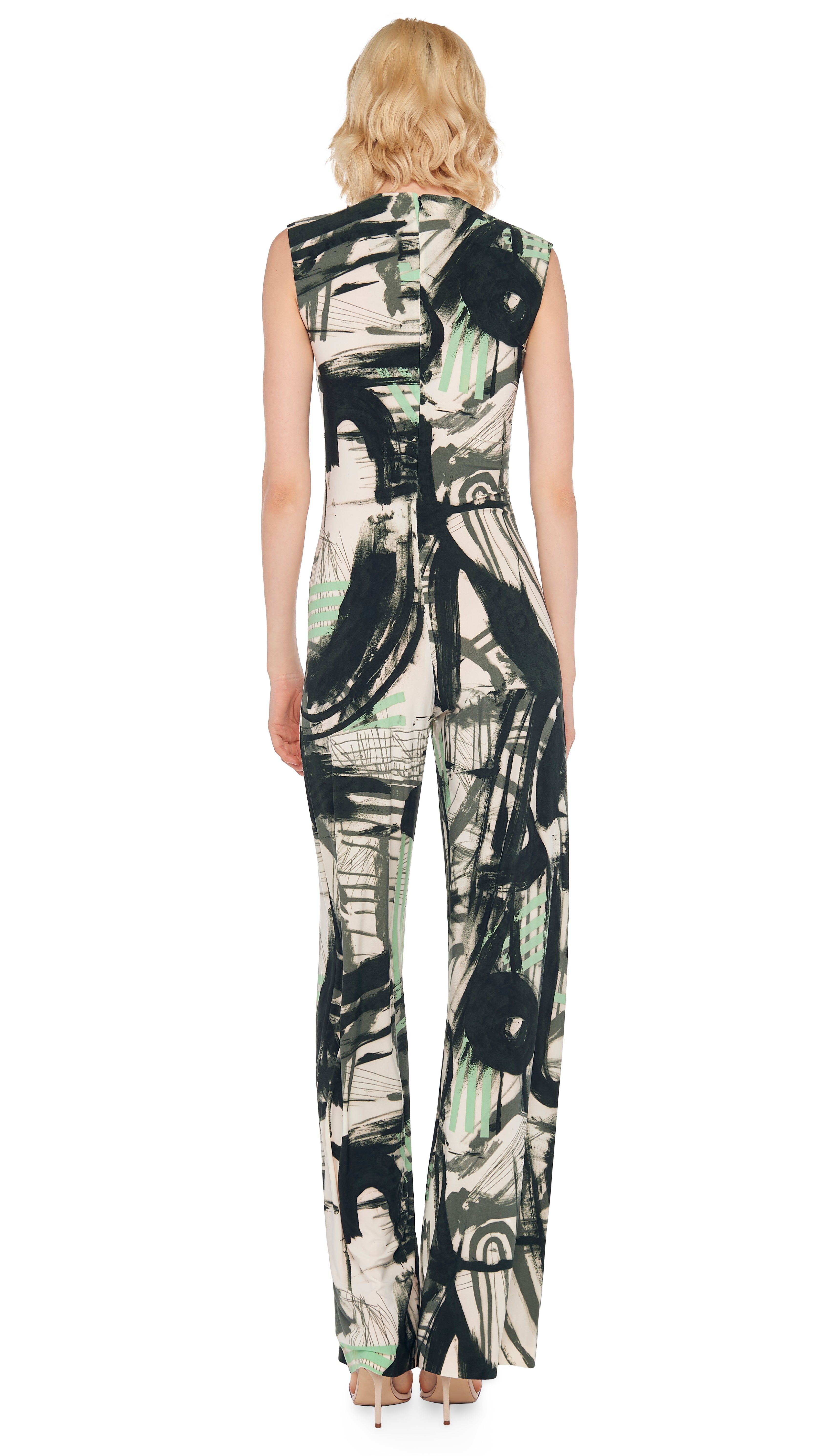 SLEEVELESS JUMPSUIT sold by Norma Kamali product image thumbnail 3