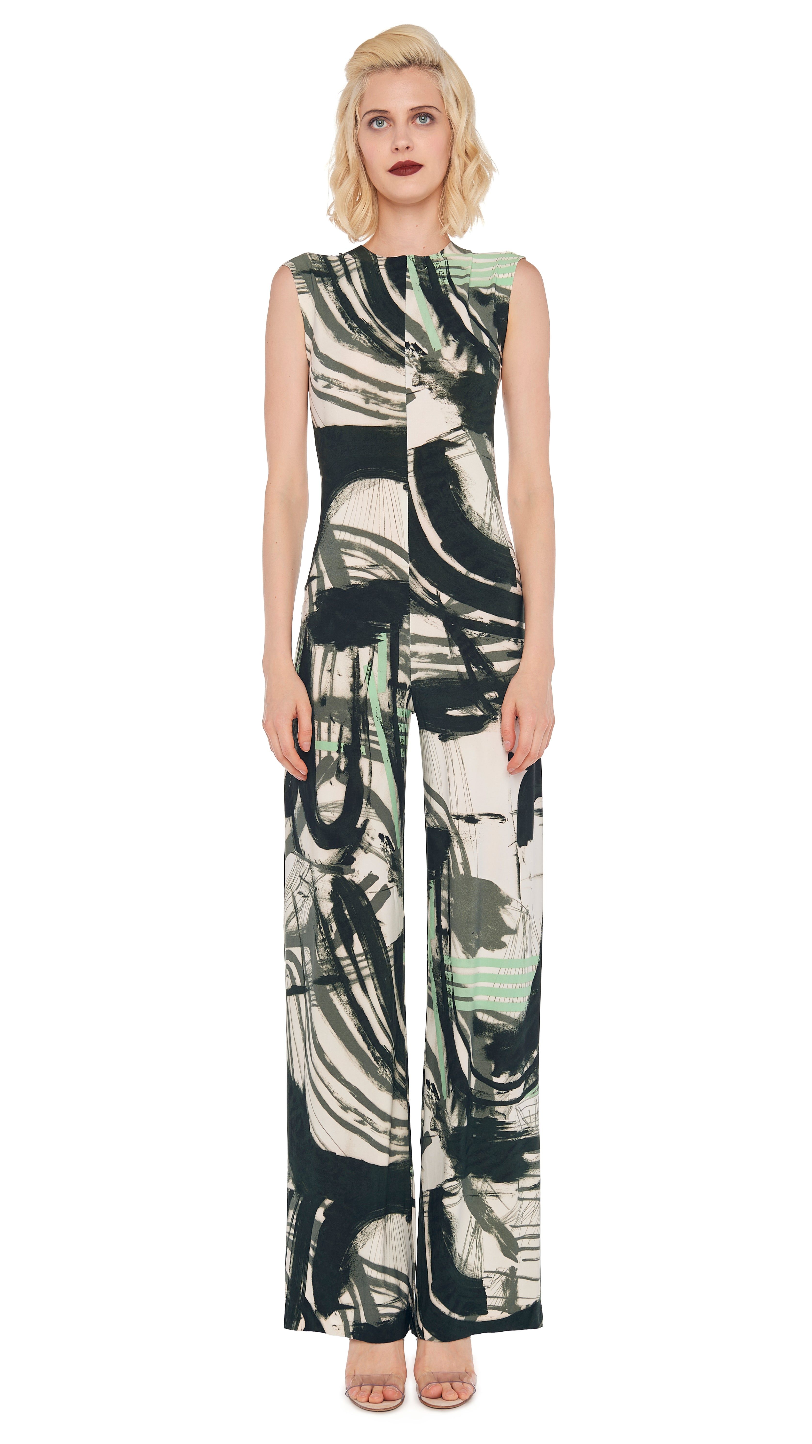 SLEEVELESS JUMPSUIT sold by Norma Kamali