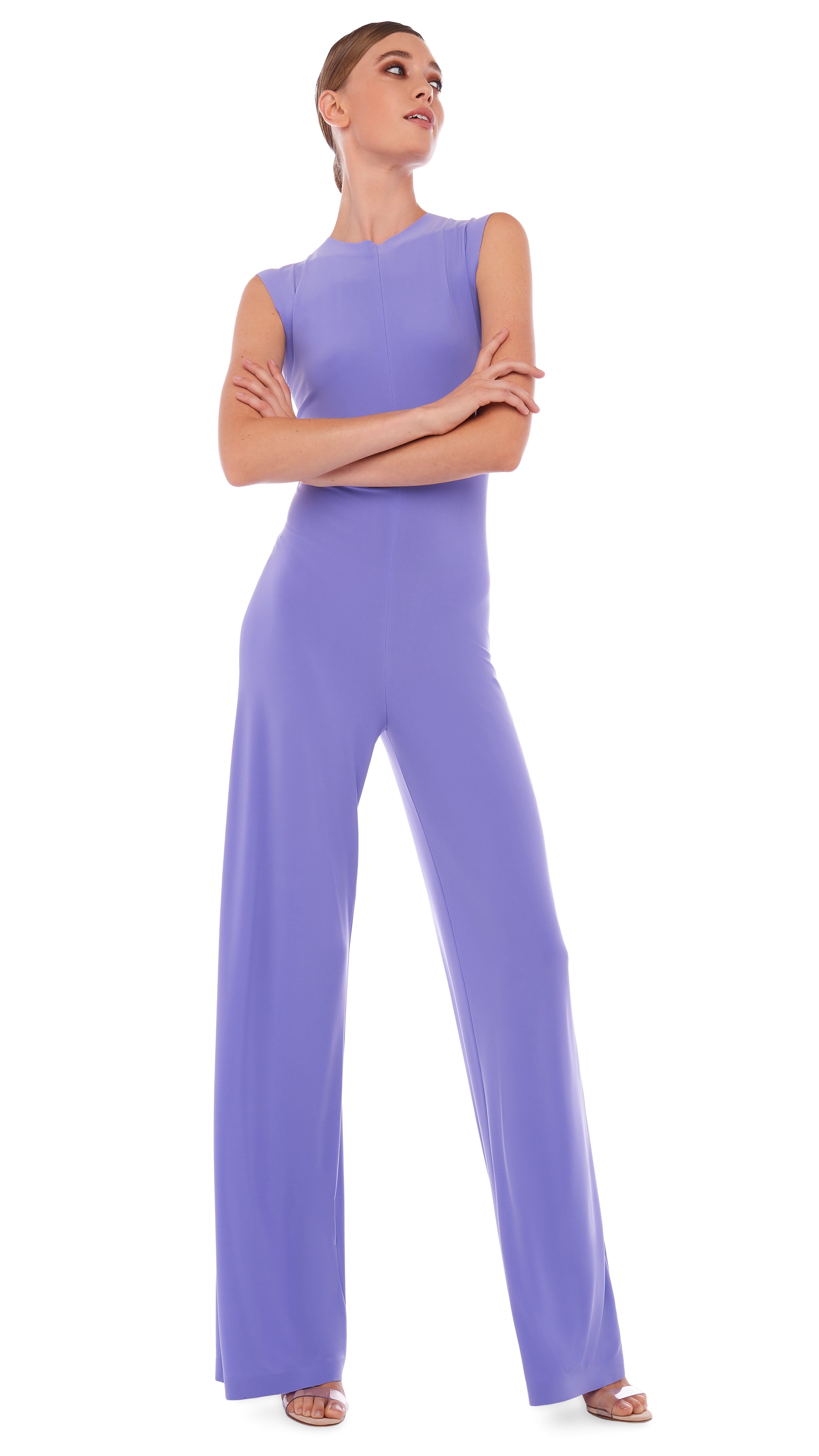 SLEEVELESS JUMPSUIT sold by Norma Kamali product image thumbnail 5