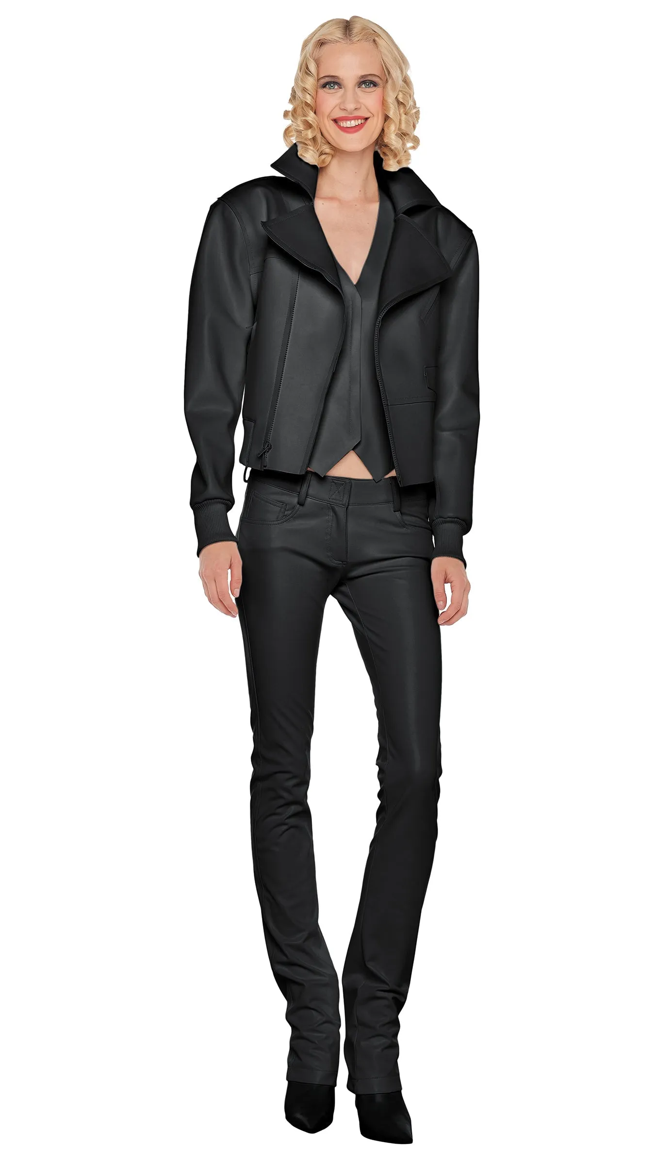 MINI MOTO JACKET sold by Norma Kamali