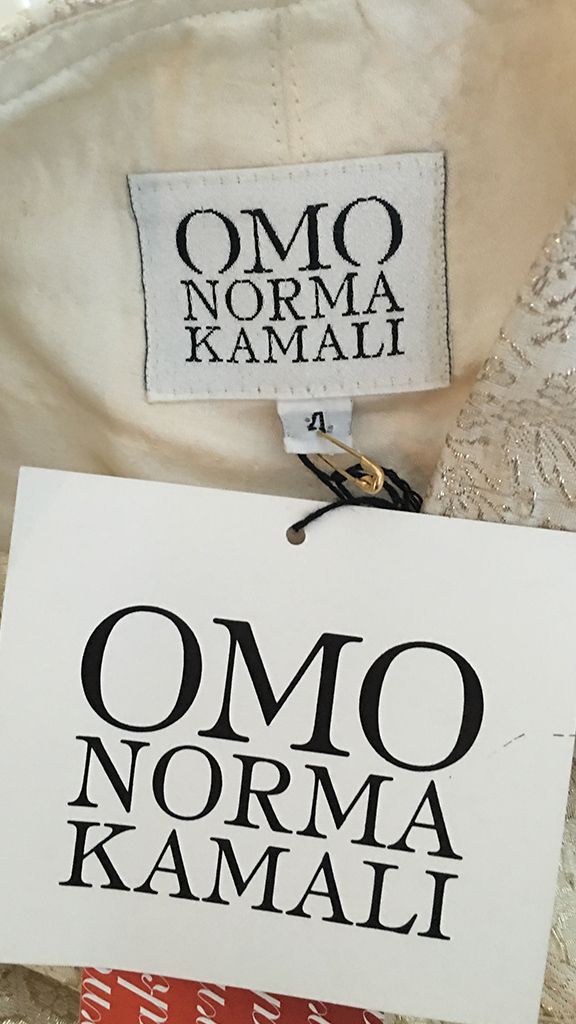 SARI FABRIC STRAIGHT LEG PANT sold by Norma Kamali product image thumbnail 2