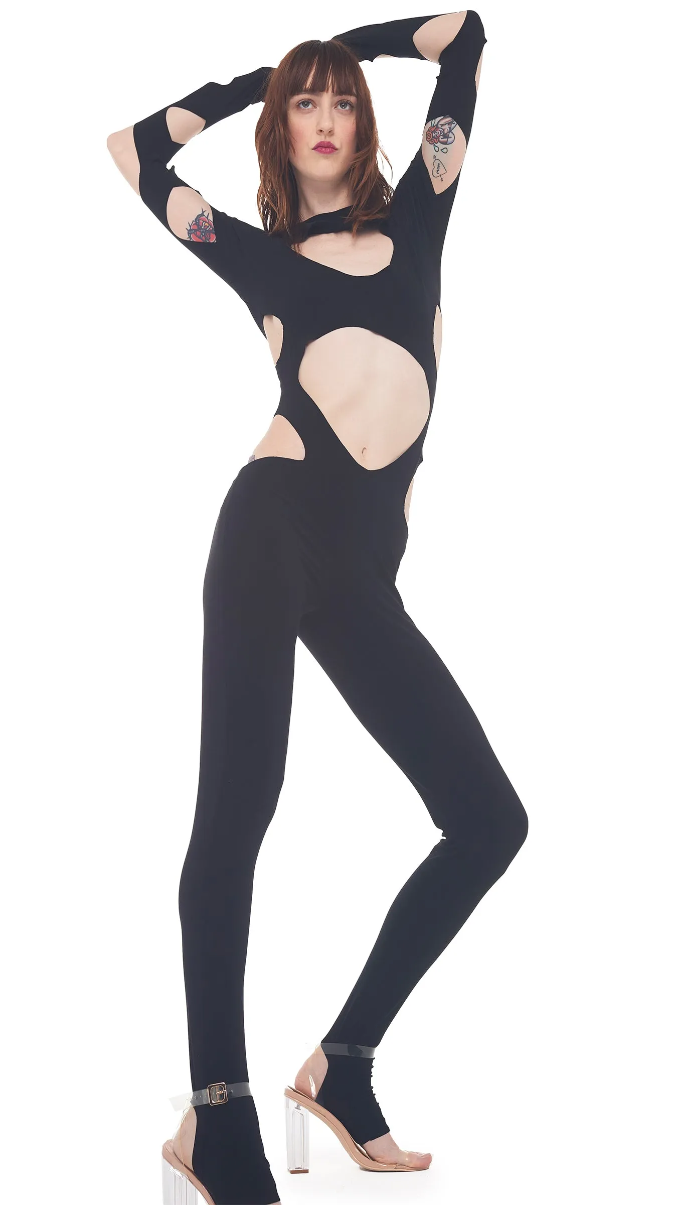 AZTEC CATSUIT sold by Norma Kamali product image thumbnail 5