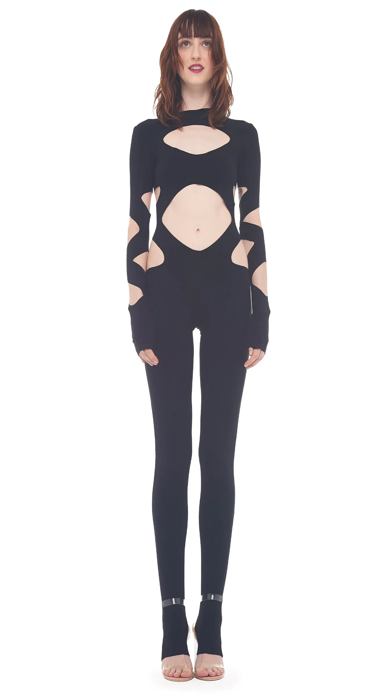 AZTEC CATSUIT sold by Norma Kamali