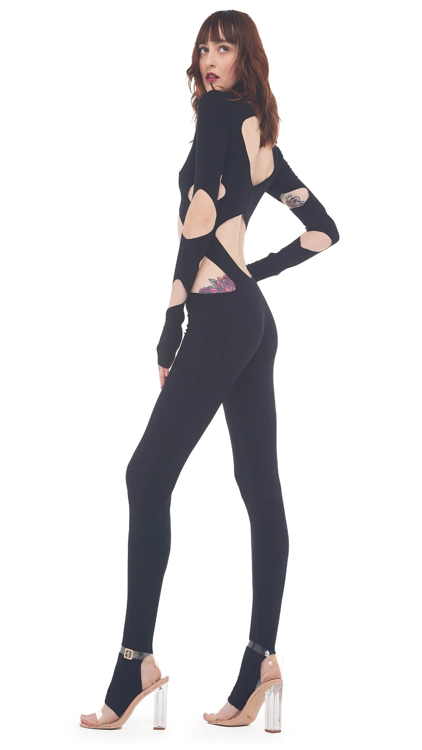 AZTEC CATSUIT sold by Norma Kamali product image thumbnail 4