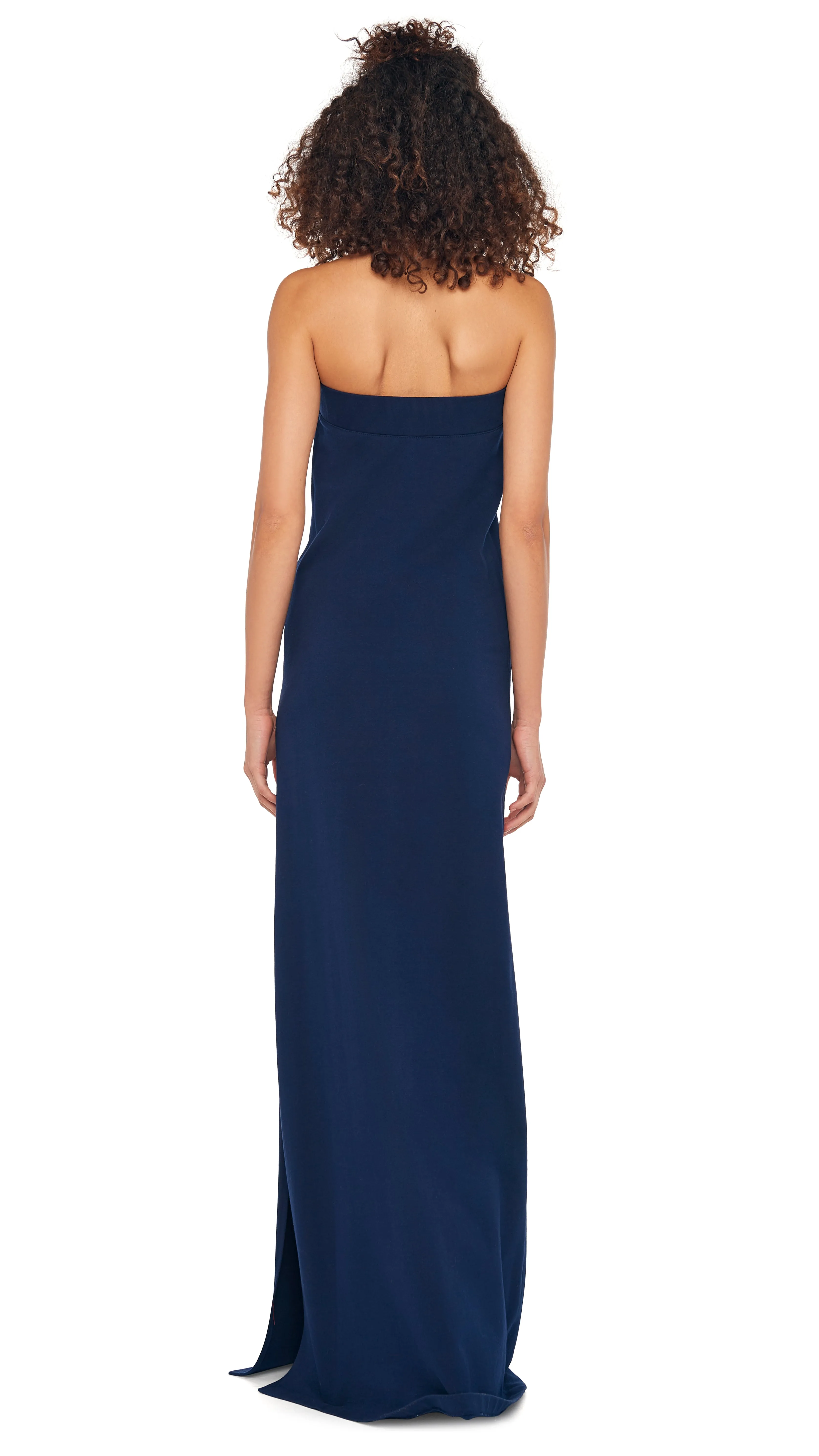 STRAPLESS SIDE SLIT GOWN sold by Norma Kamali product image thumbnail 3