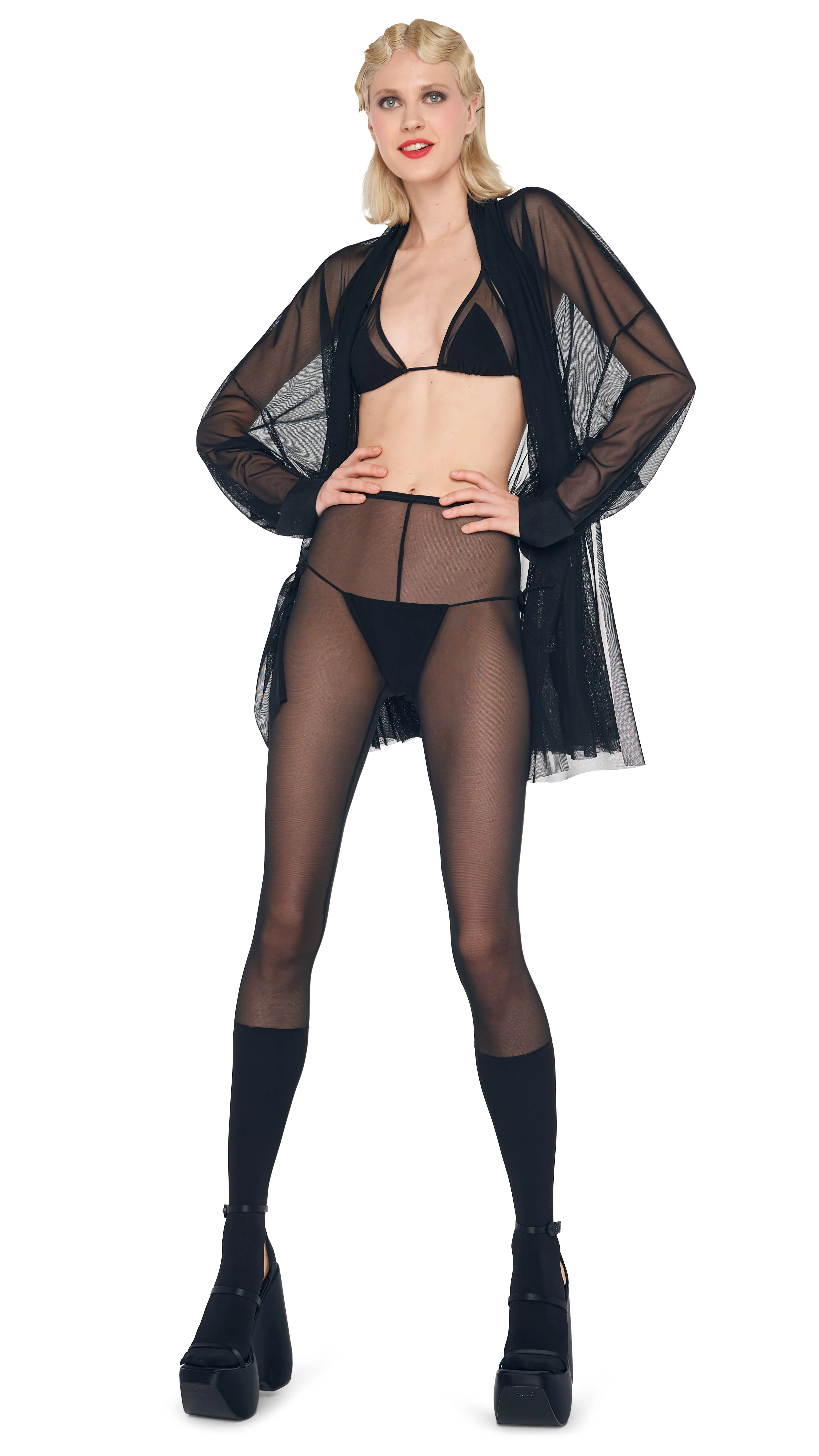 TRIANGLE BRA / STRING BOTTOM sold by Norma Kamali product image thumbnail 5