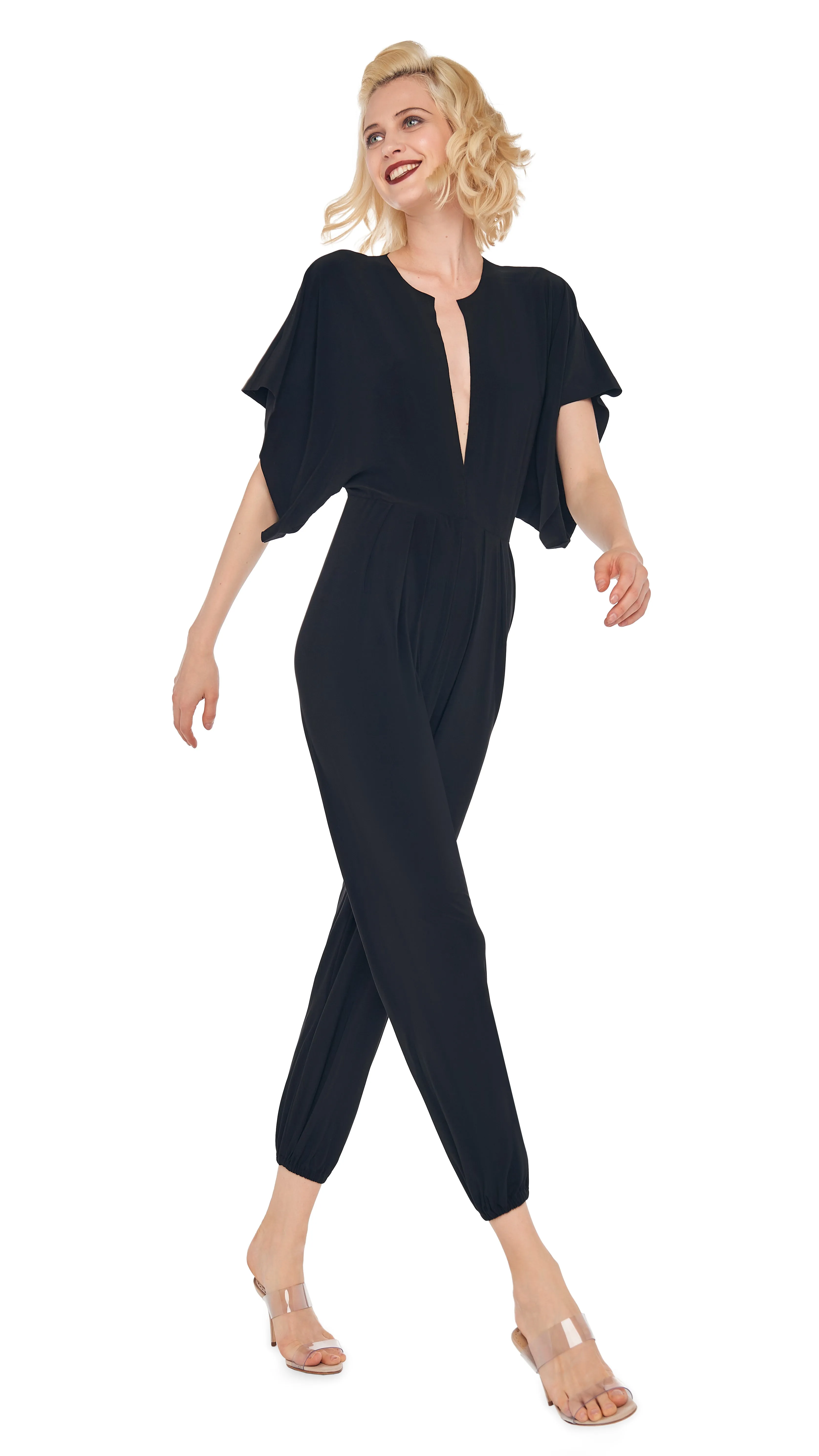 RECTANGLE JOG JUMPSUIT sold by Norma Kamali product image thumbnail 5