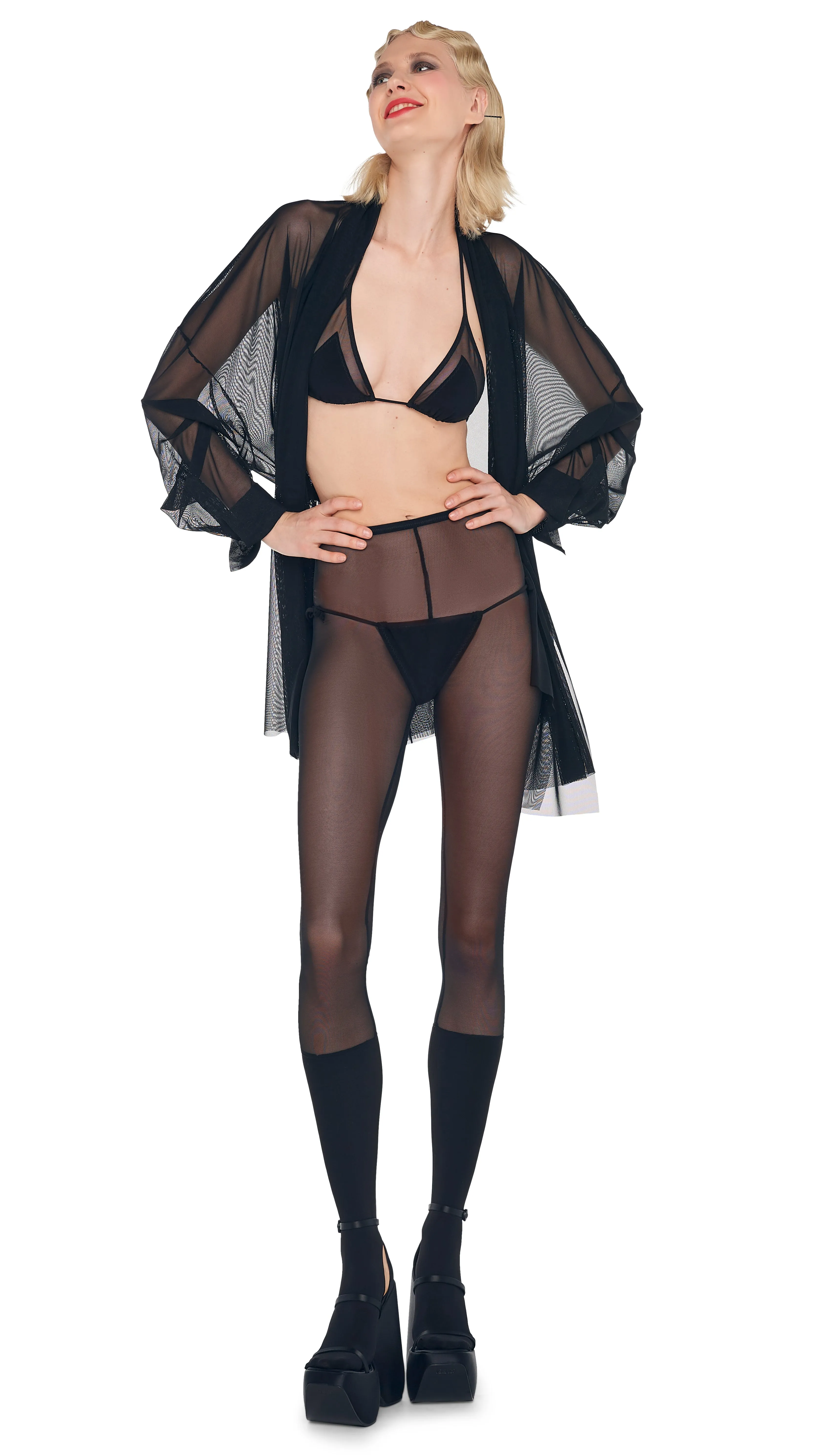 TRIANGLE BRA / STRING BOTTOM sold by Norma Kamali product image thumbnail 4